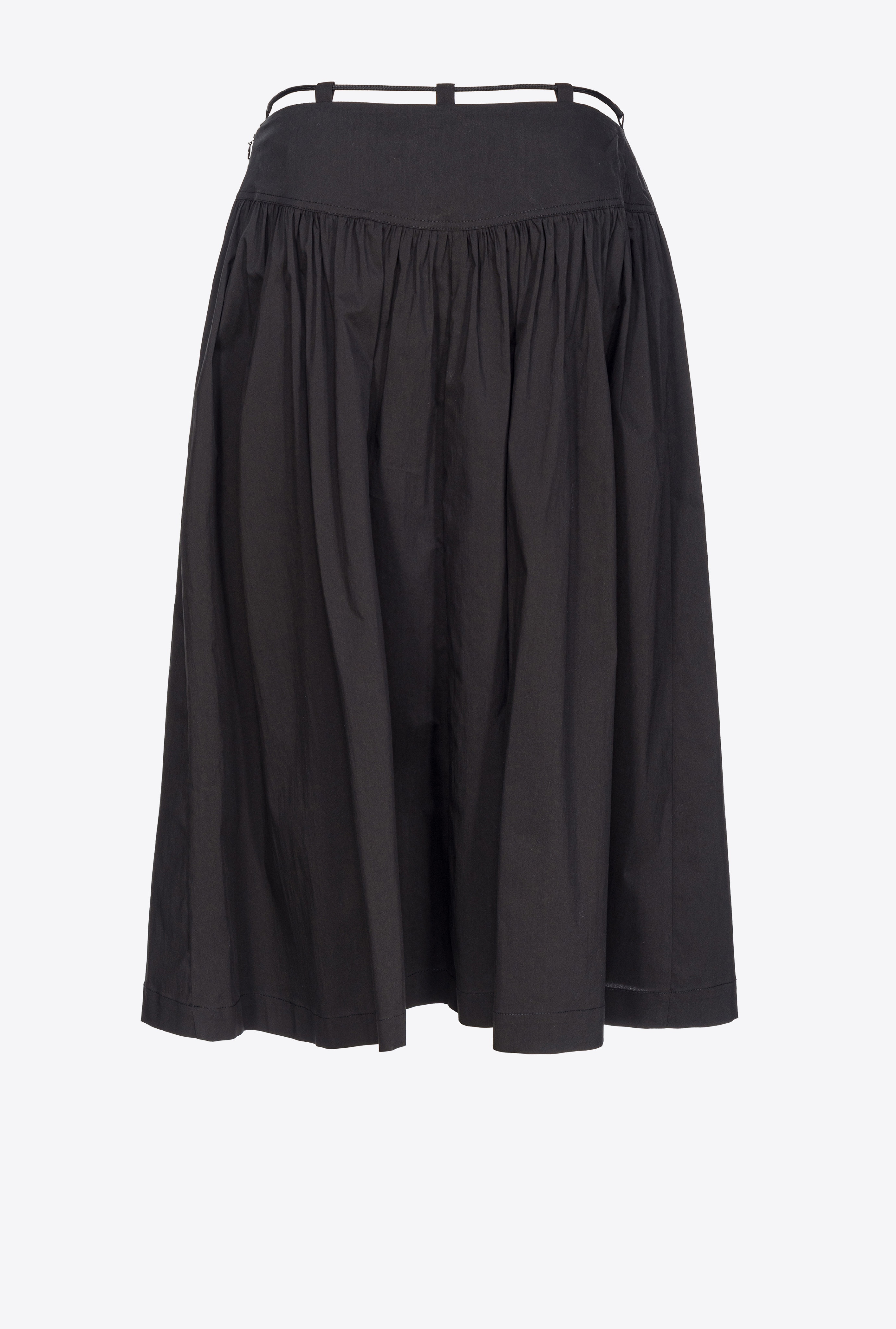 TECHNICAL POPLIN MIDI SKIRT - 6