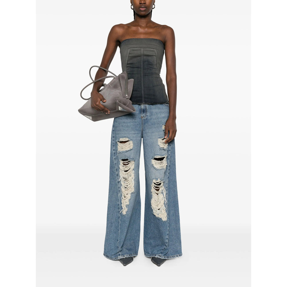 Blumarine Blue Denim - Wide-Leg Jeans Women - 5