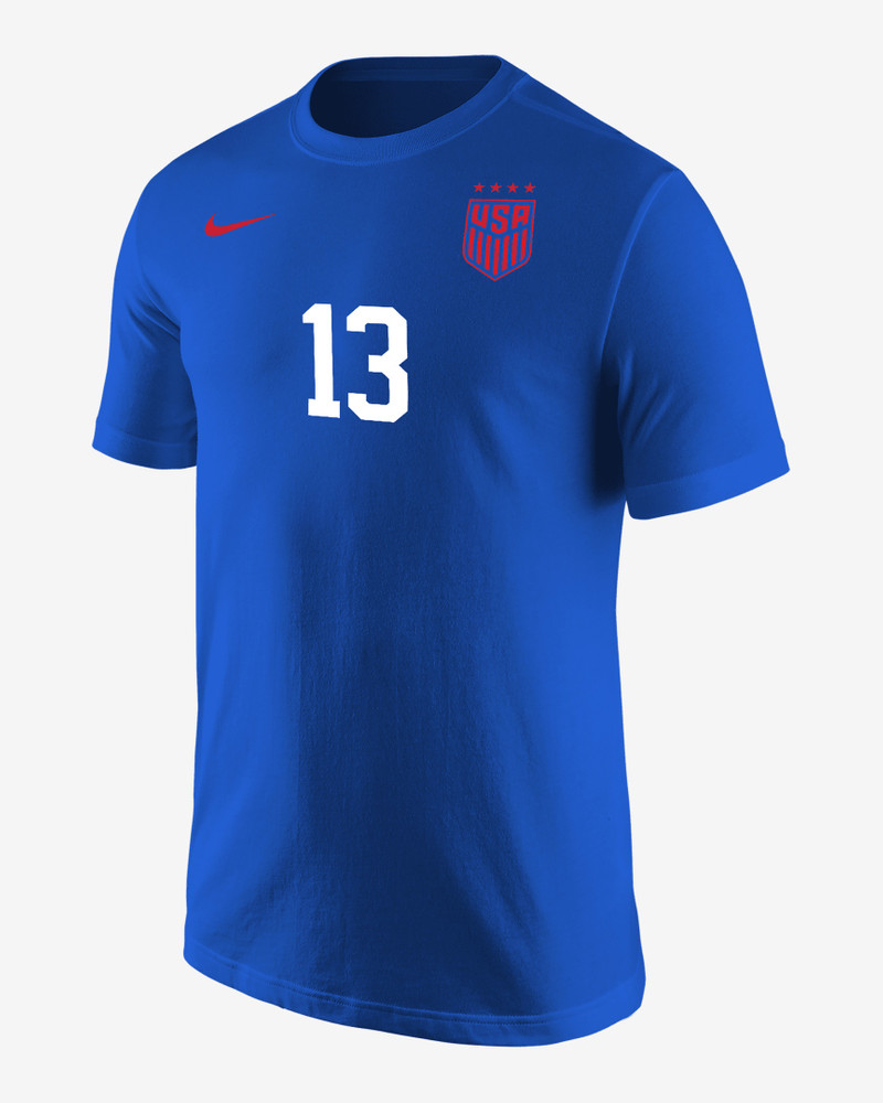 Alex Morgan USWNT Nike Men's Soccer T-Shirt - 1