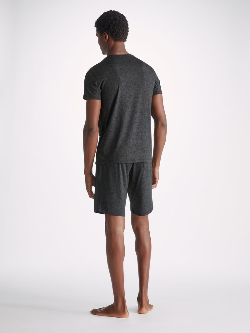 Men's T-Shirt London 10 Micro Modal Black - 4
