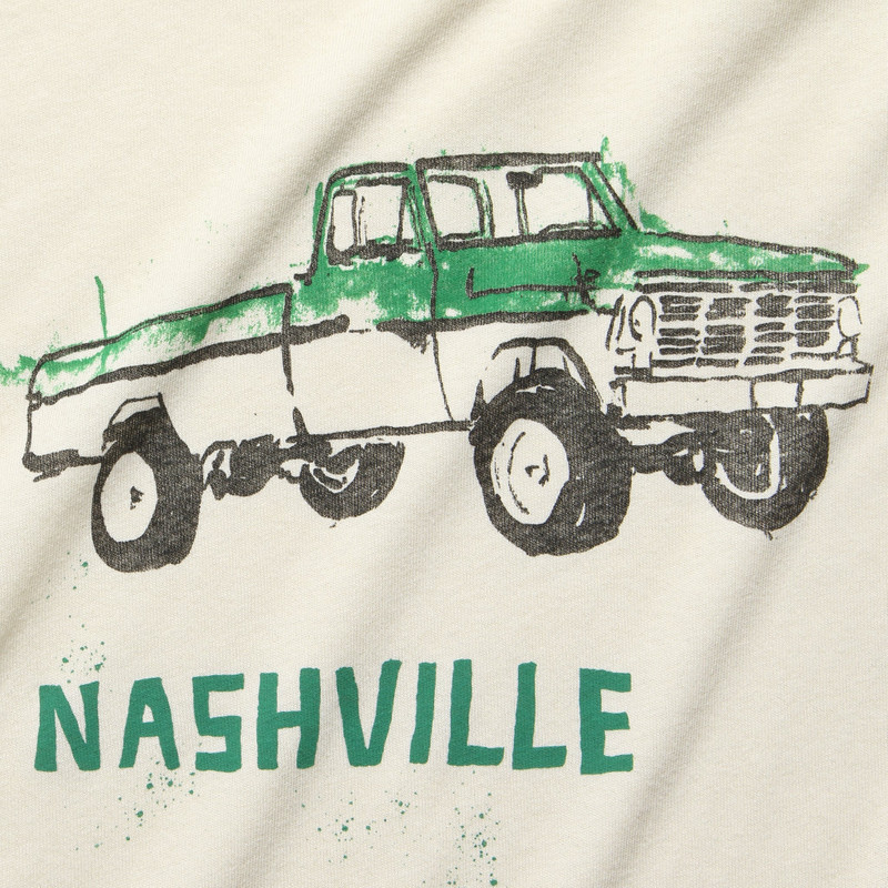Nashville Truck Tee - Vintage White 3