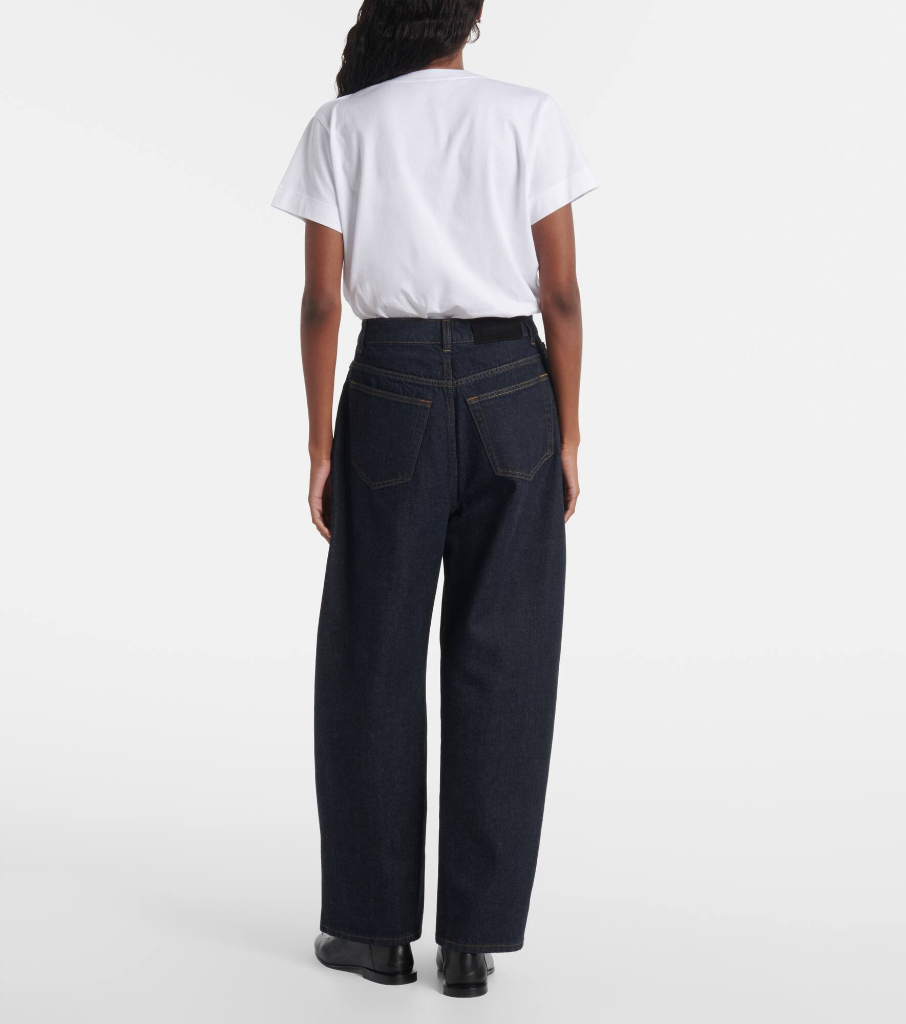 Cocoon high-rise wide-leg jeans - 3