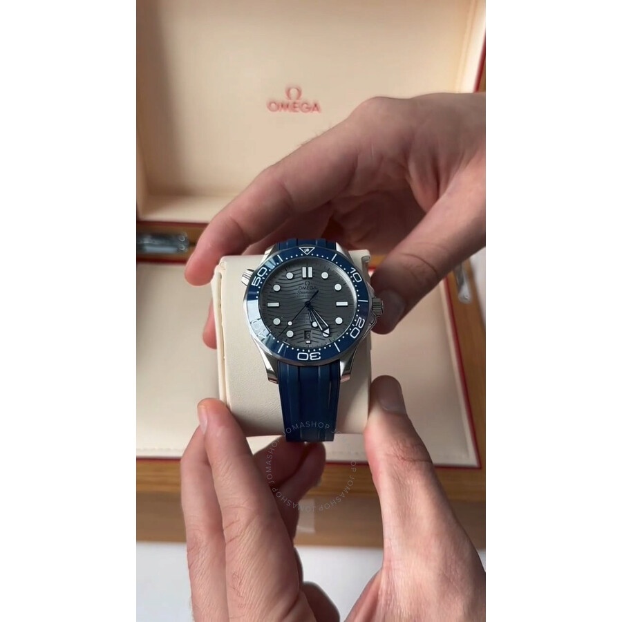 Omega Seamaster Automatic Grey Dial Men's Watch 210.32.42.20.06.001 - 5