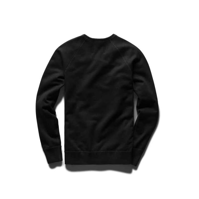 Reigning Champ Lightweight Terry Crewneck Black outlook