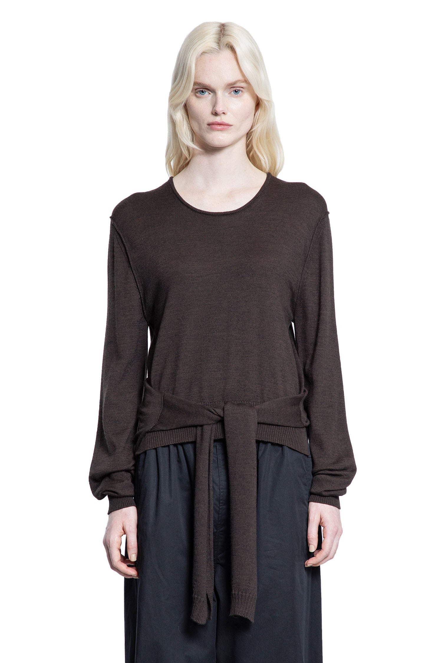 Trompe L'oeil Crewneck Jumper - 4