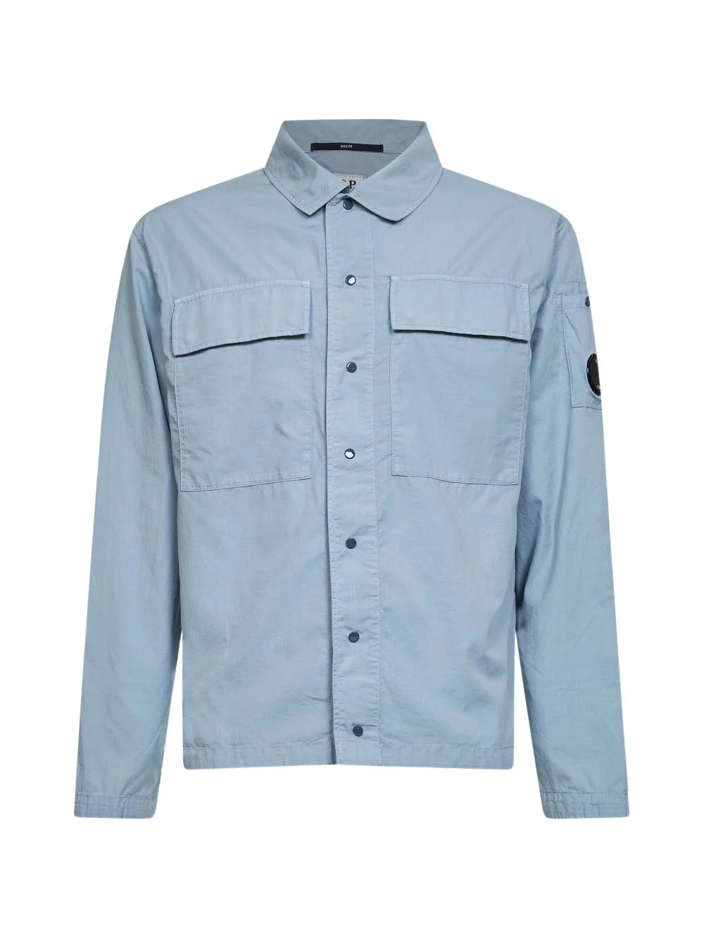 snap-button flap-pocket shirt - 1