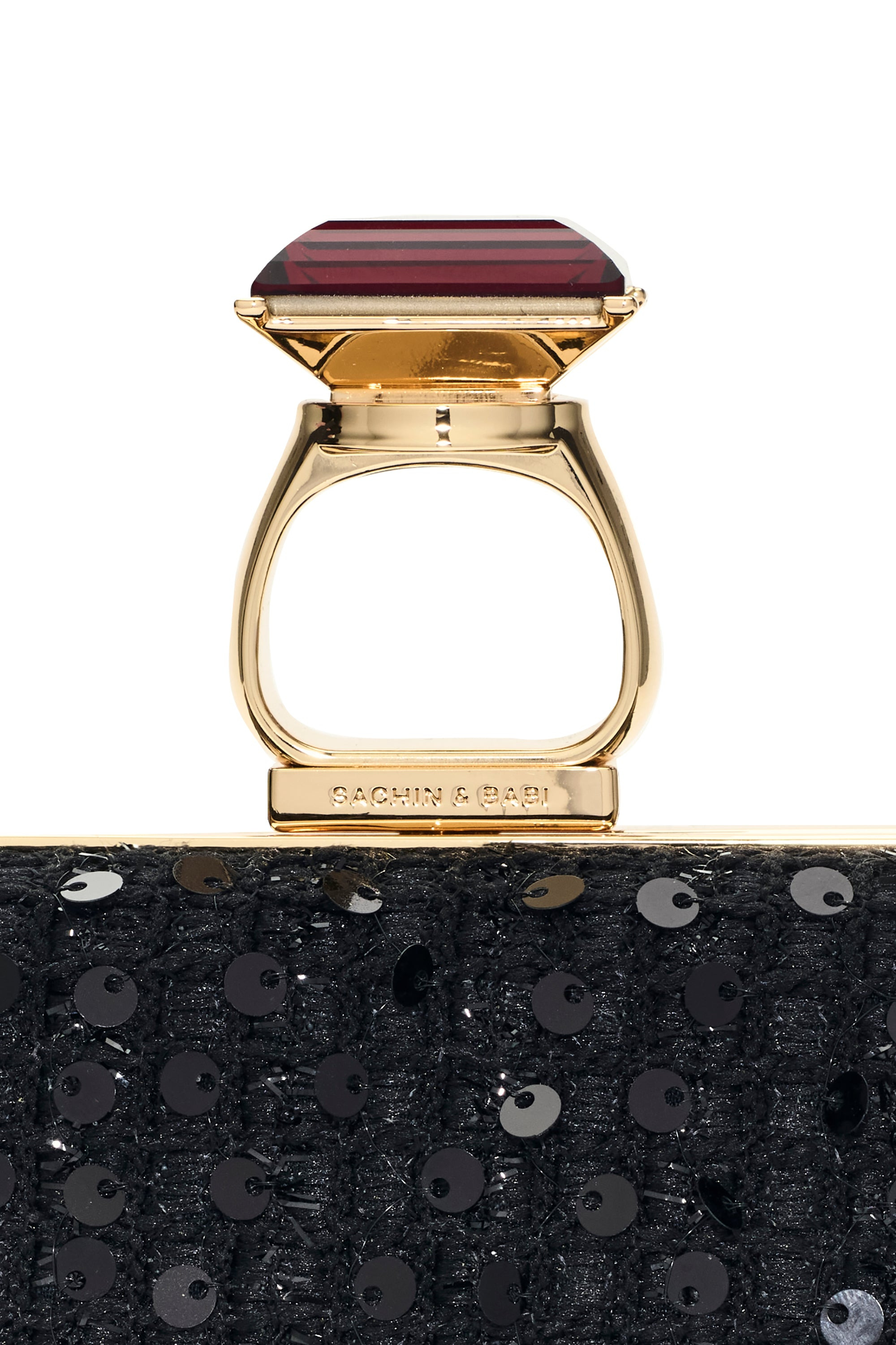 ON THE ROCKS CLUTCH - BLACK - 6