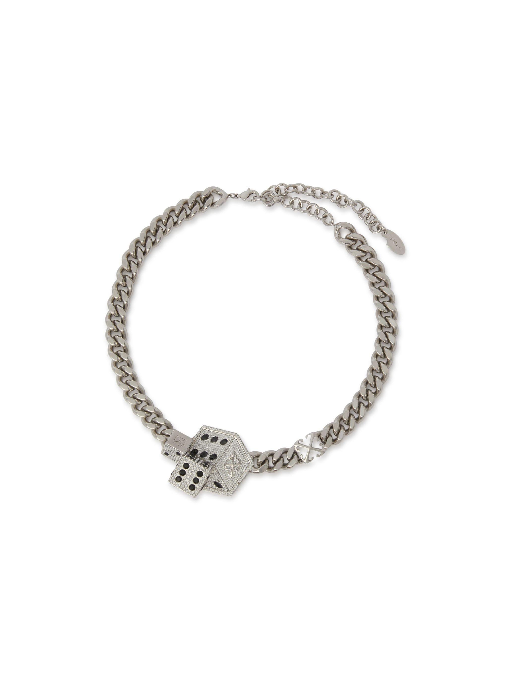 Silver Dice And Arrow Choker - 1