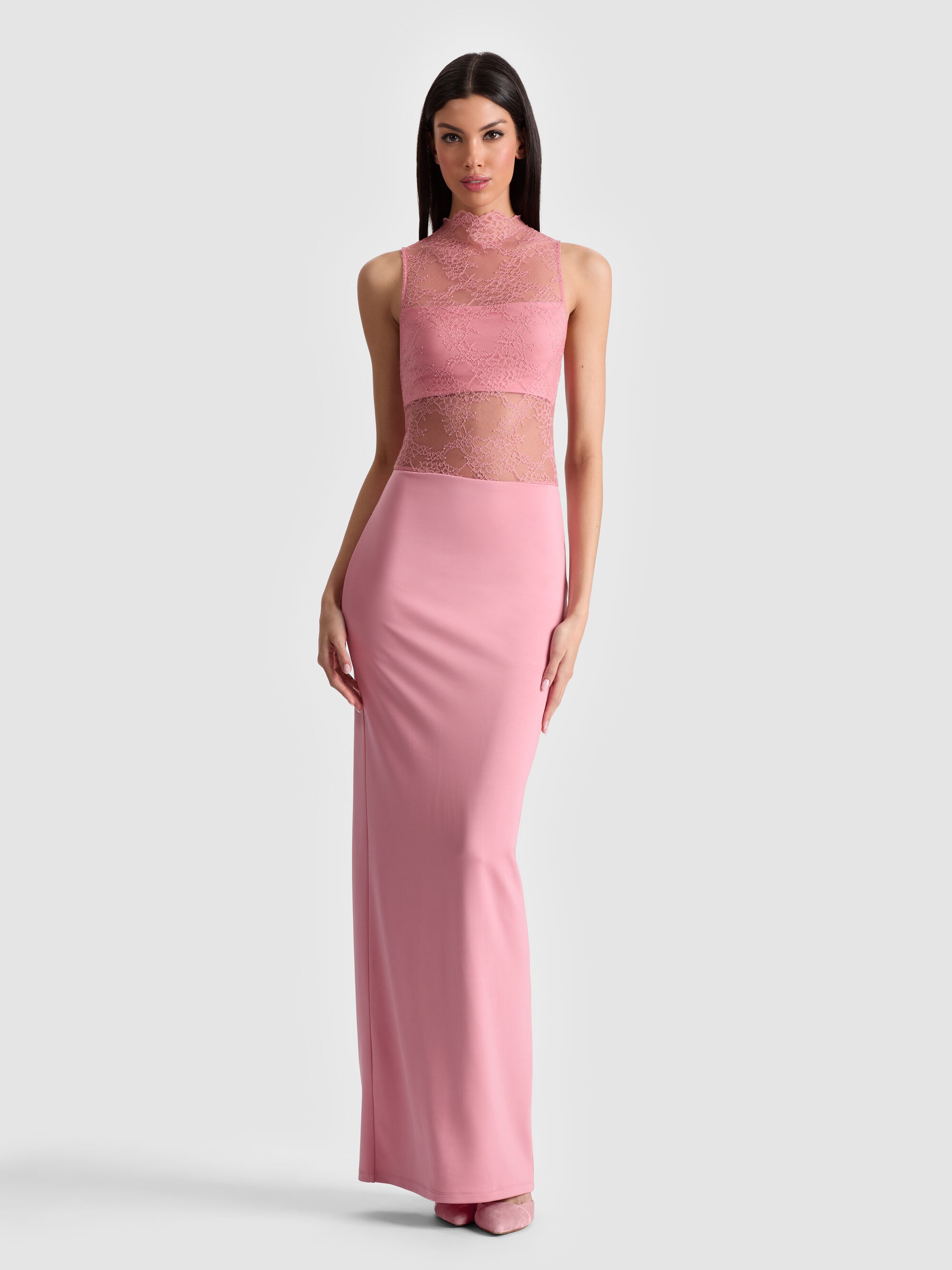 NICHOL LACE MAXI DRESS - 5