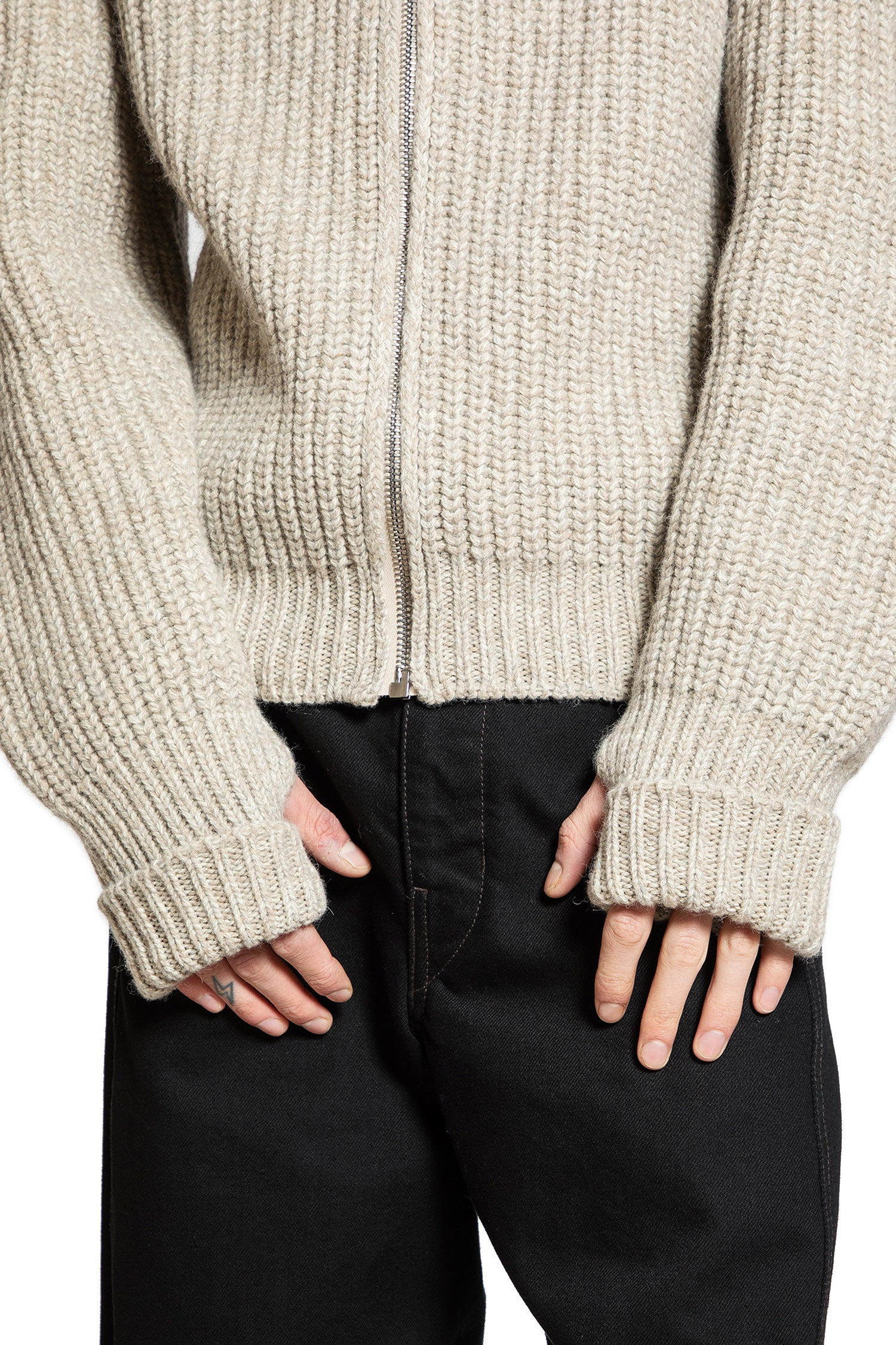 Lemaire Man Beige Knitwear - 4