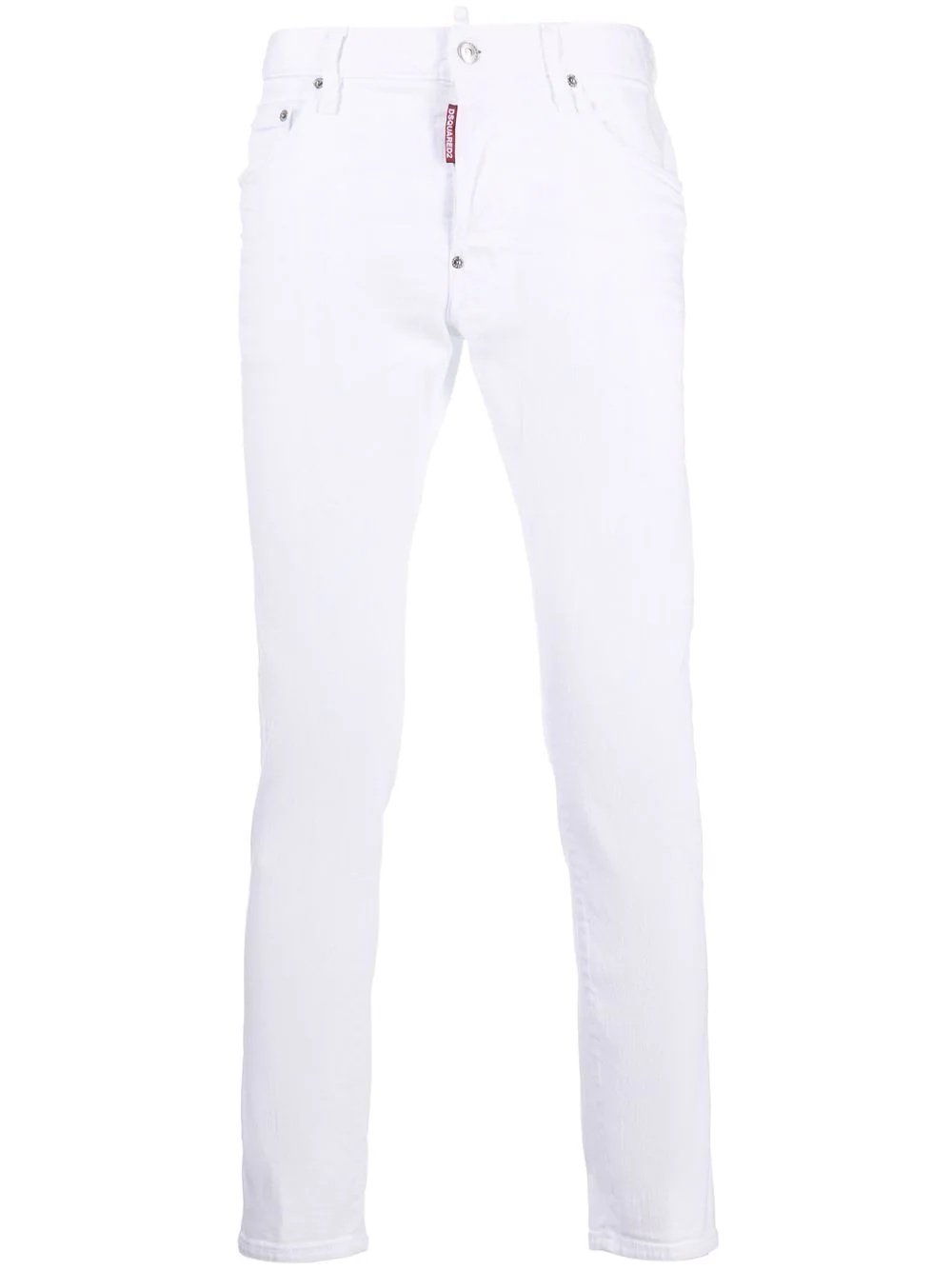 mid-rise straight-leg jeans - 1