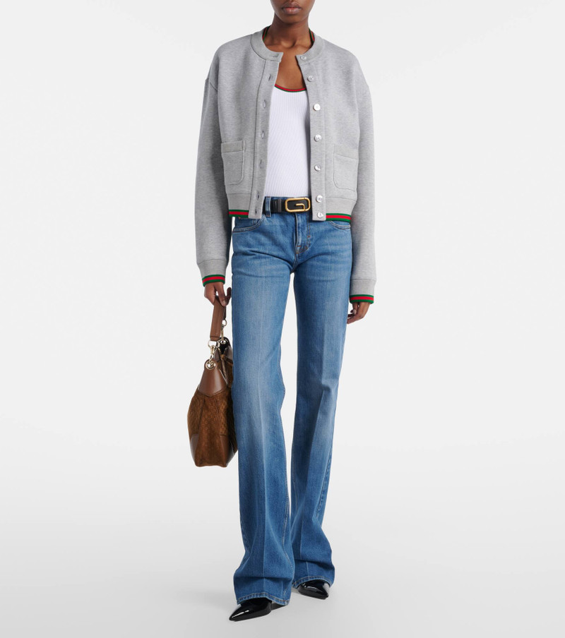 GUCCI Faded flared jeans outlook