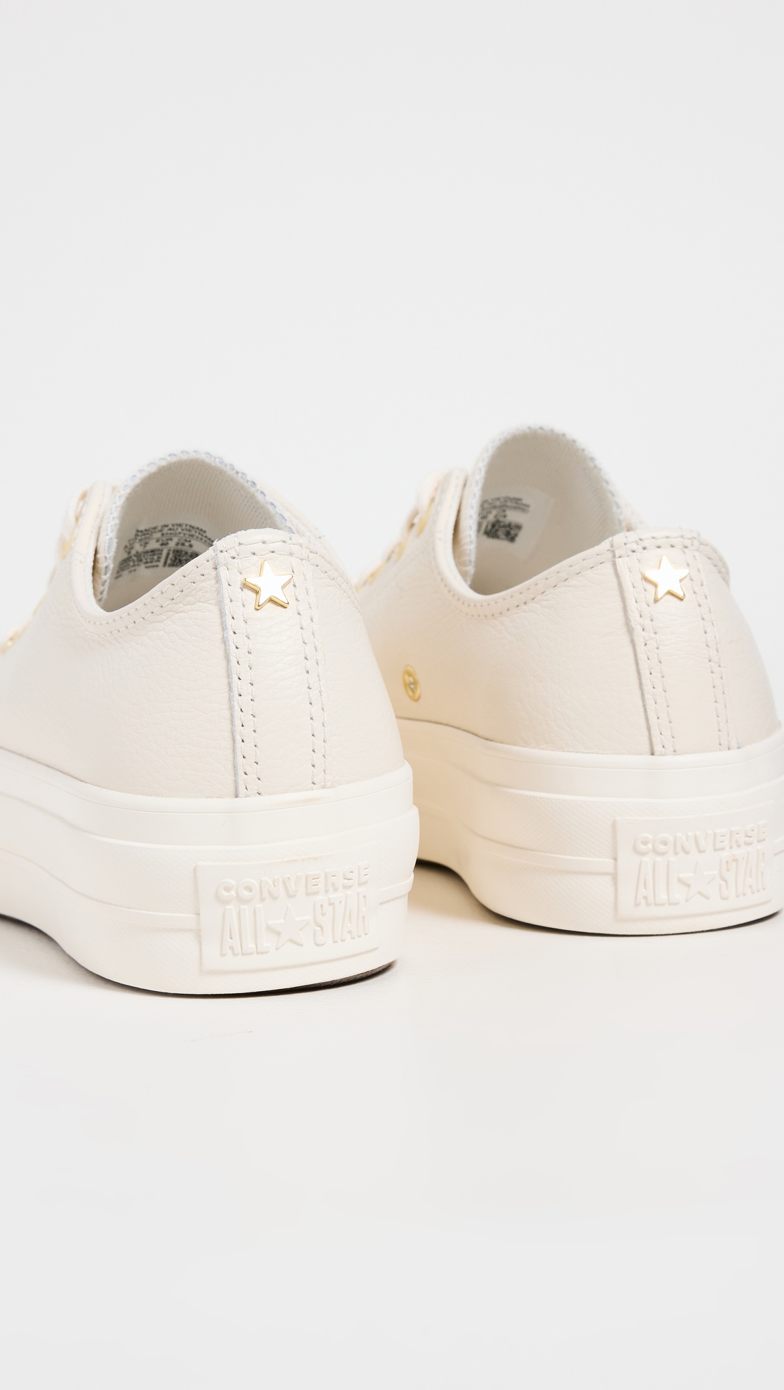 Chuck Taylor All Star Lift Platform Gold Sneakers - 3