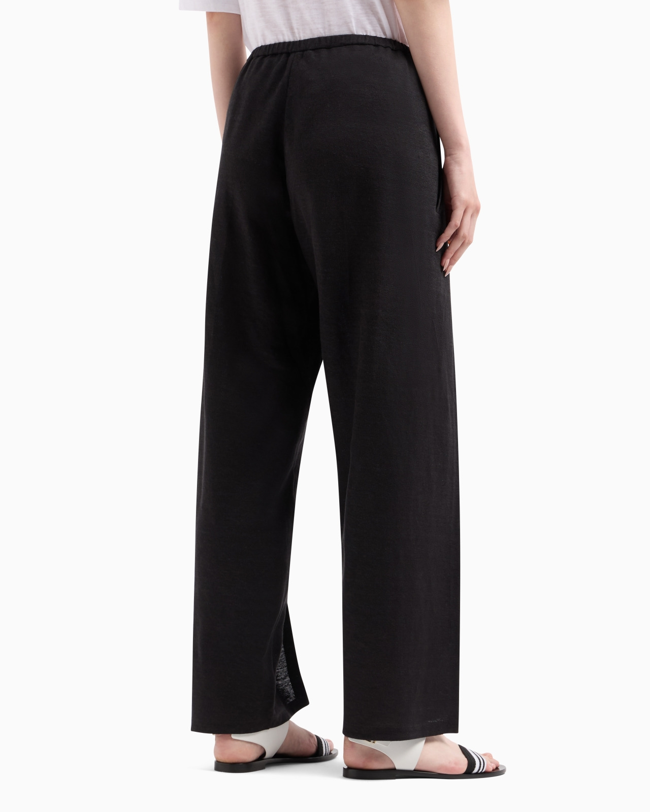 HEMP JERSEY RELAXED-FIT TROUSERS - 3
