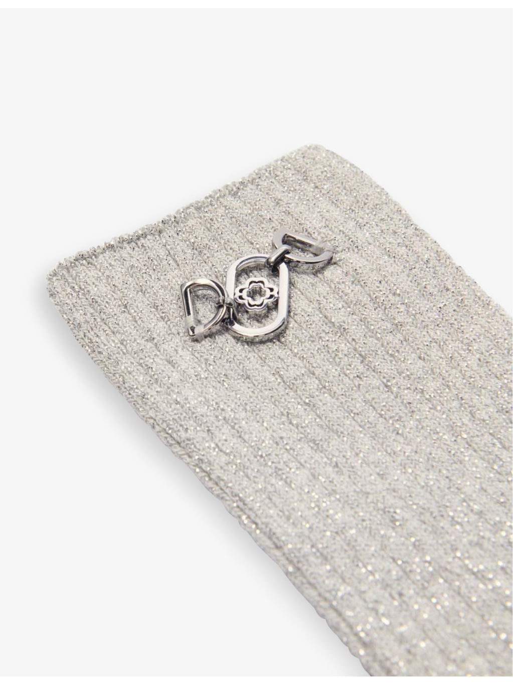 Charm-embellished stretch wool and cashmere-blend knee-high socks - 2