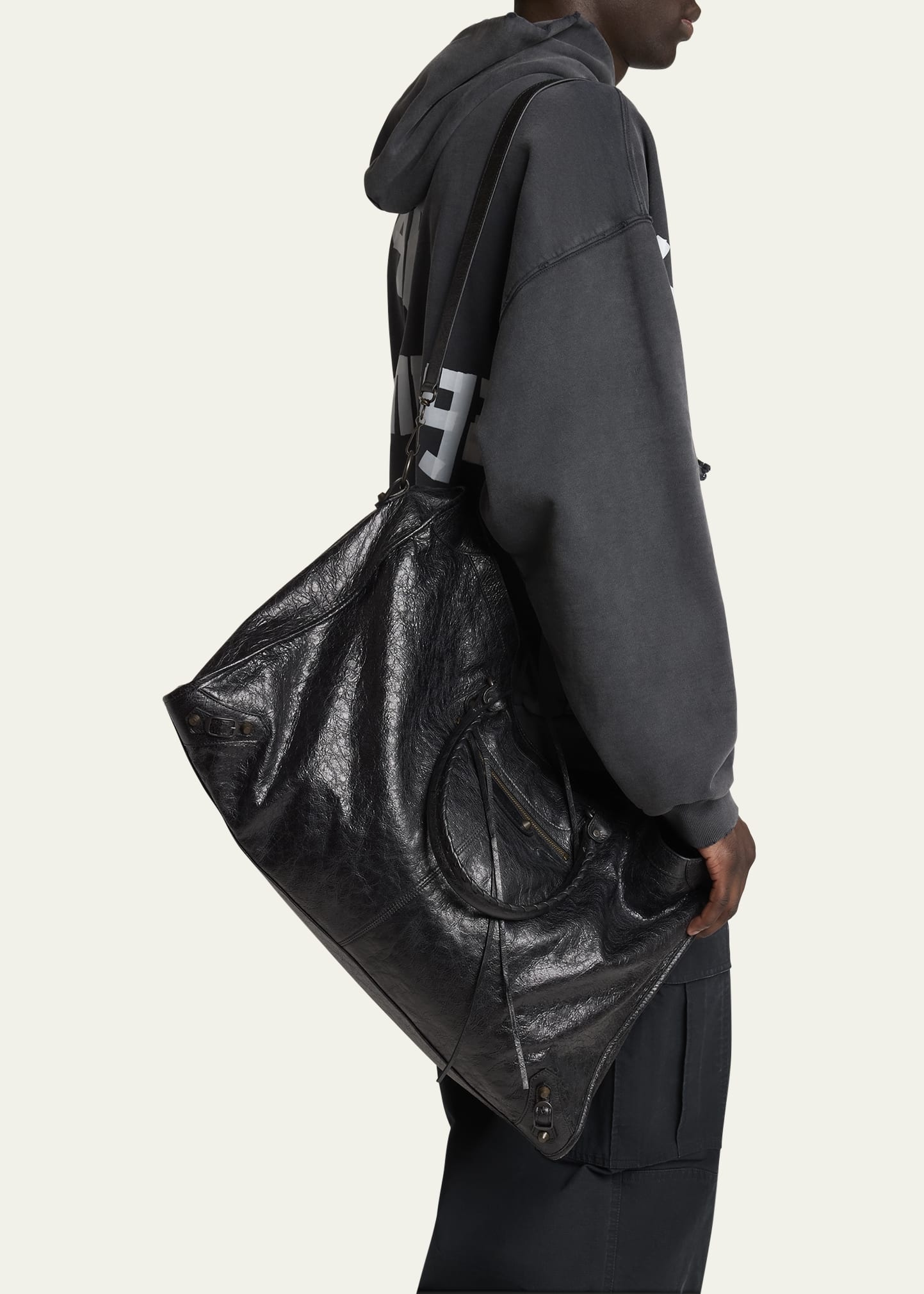 Men's Le City Leather Travel Duffel Bag - 2