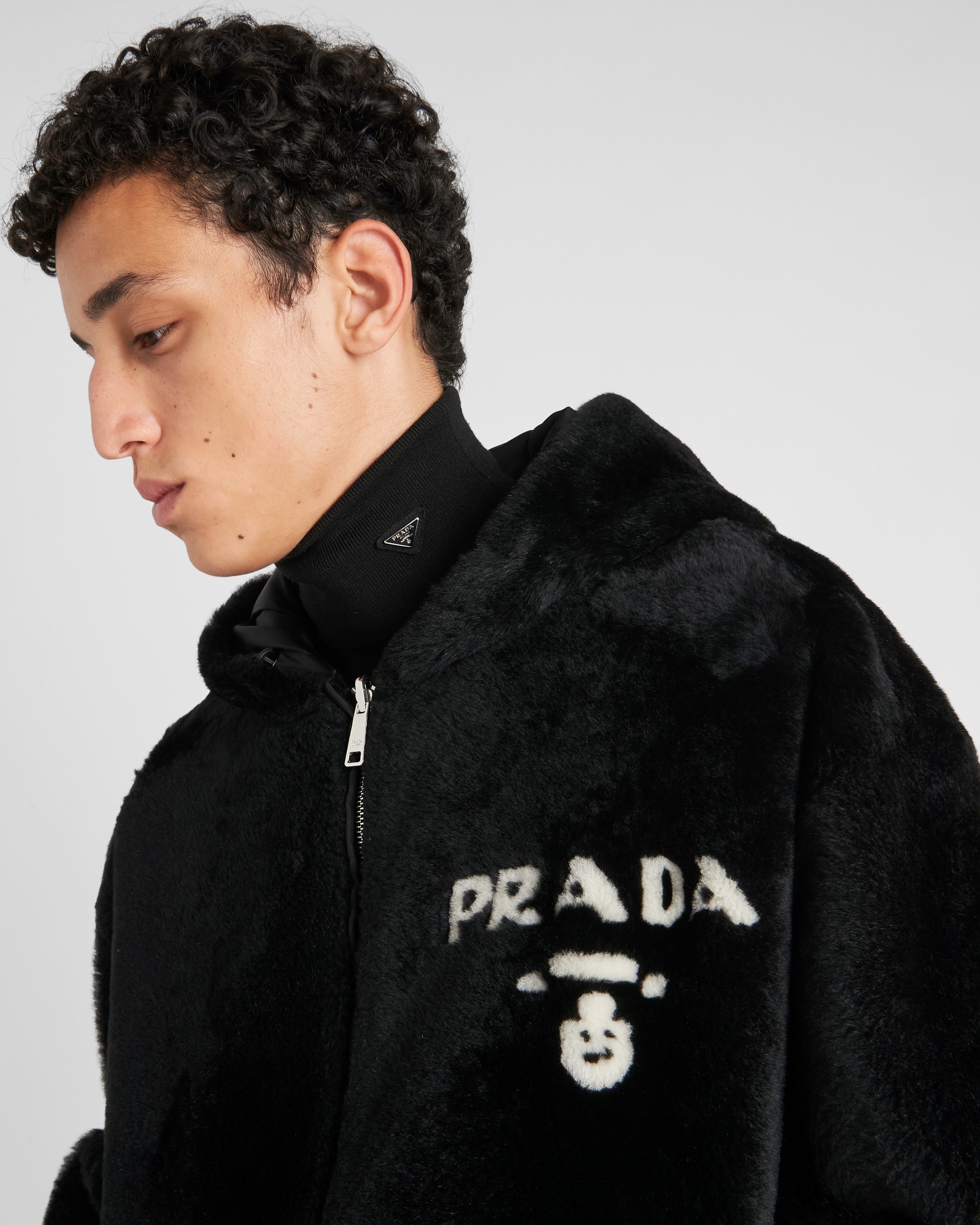 Reversible shearling jacket - 4