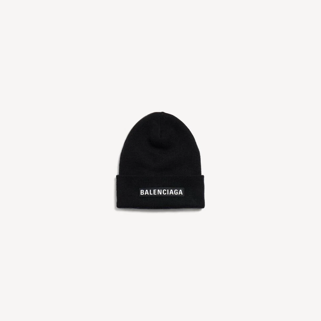 Patch Beanie in Black - 1