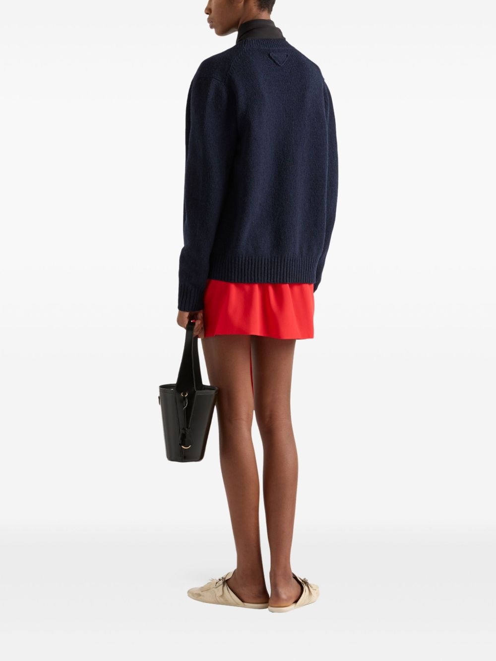 crepe de Chine mini skirt - 3
