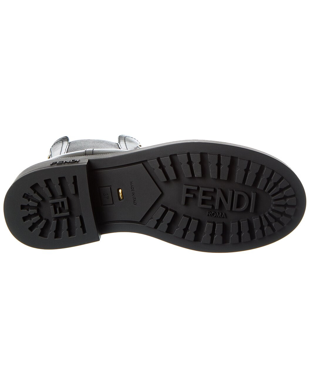 FENDI Filo Leather Biker Boot - 4
