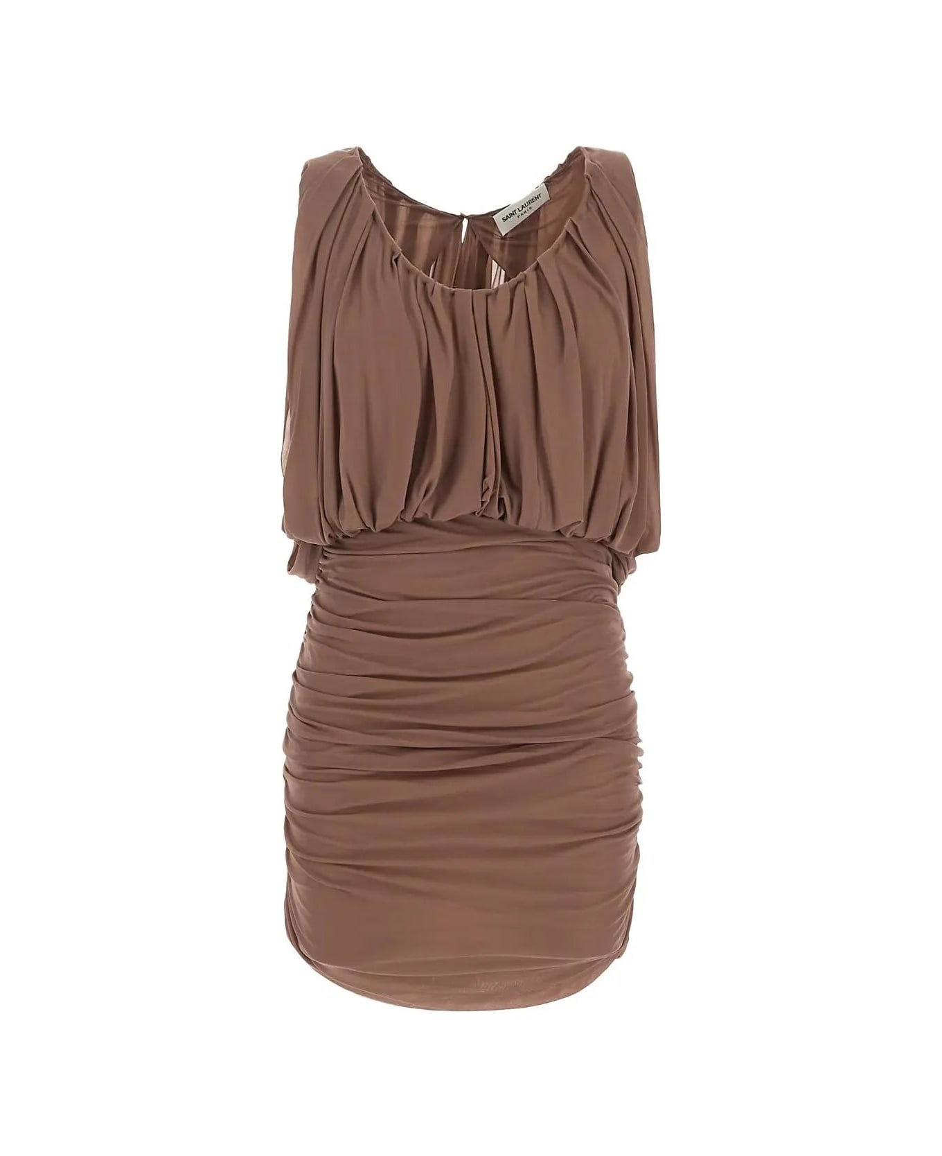 Draped Mini Dress - 1