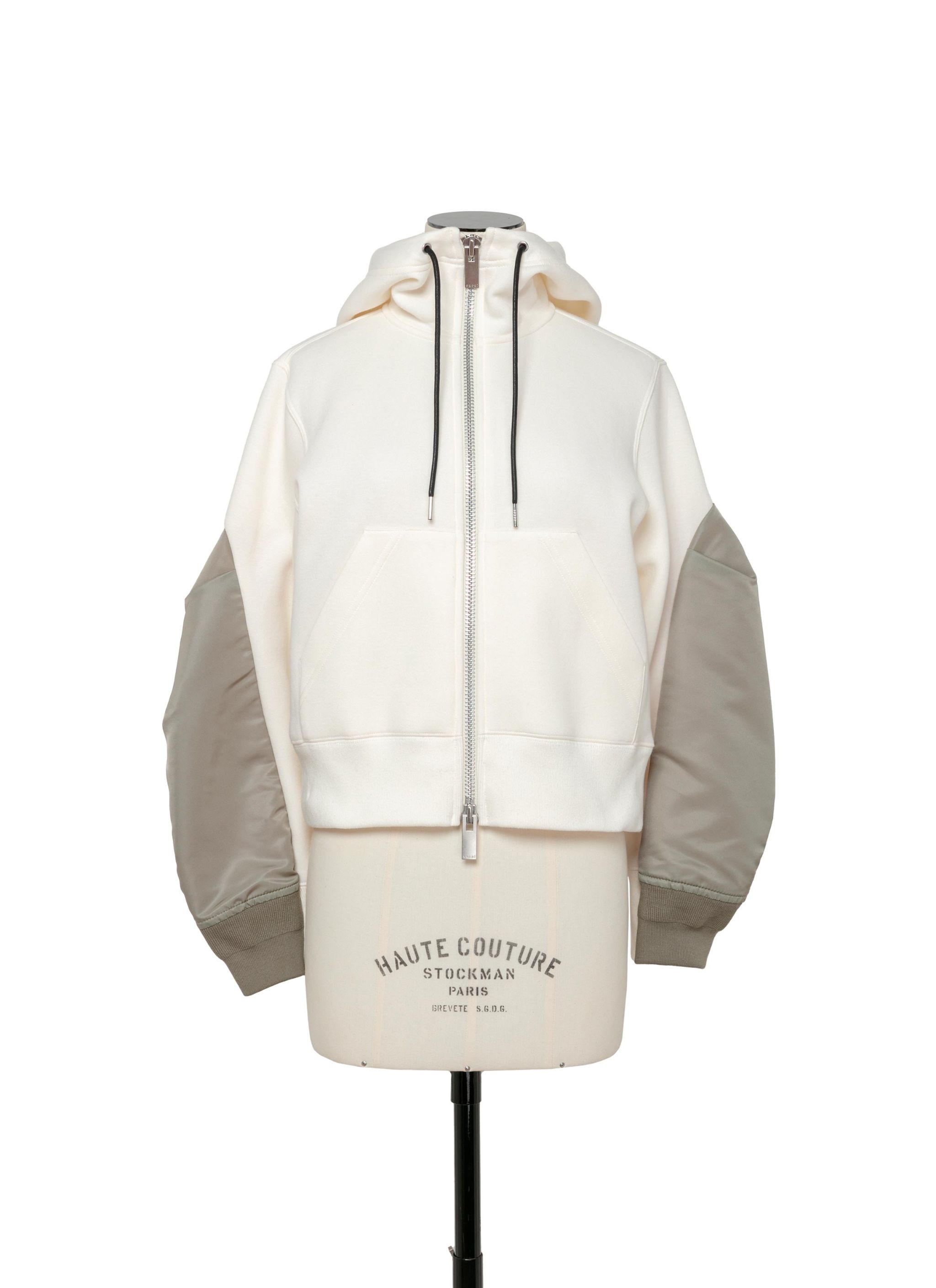 Nylon Twill x Sponge Sweat Hoodie - 1