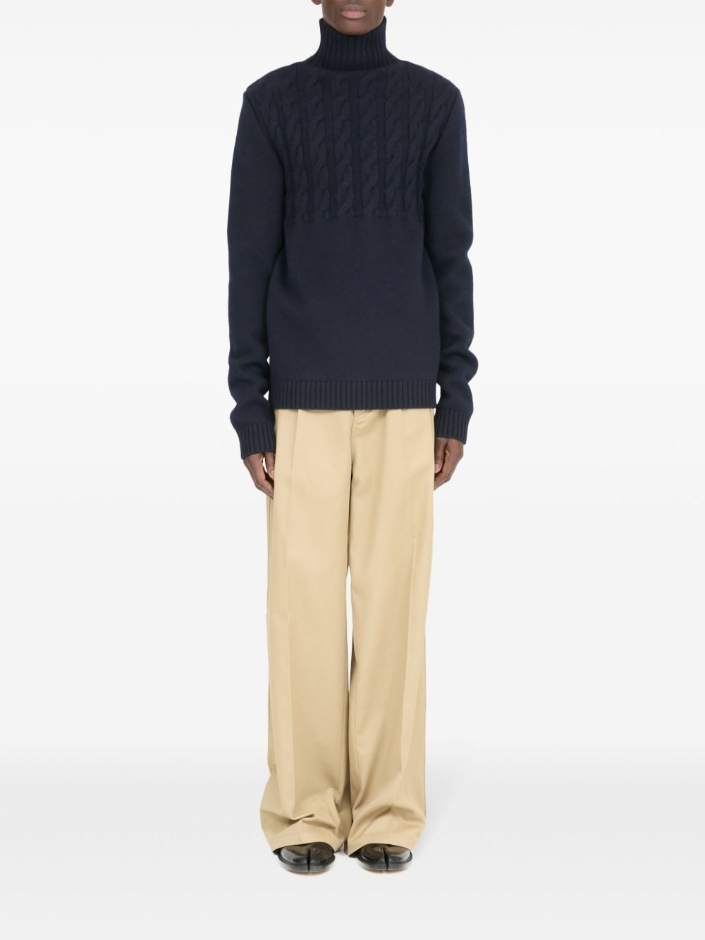 HIGH-NECK VIRGIN-WOOL SWEATER - 2