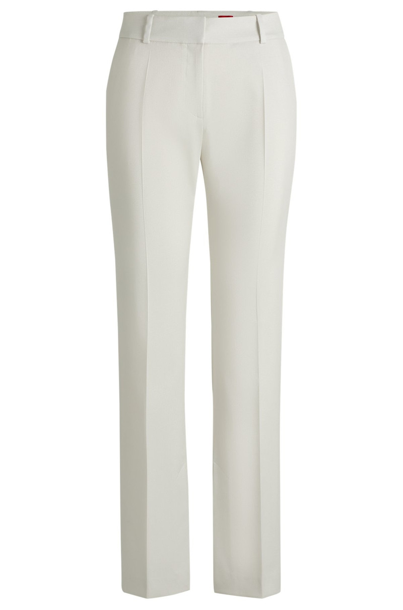 SLIM-FIT TROUSERS IN SHIMMER FABRIC 1