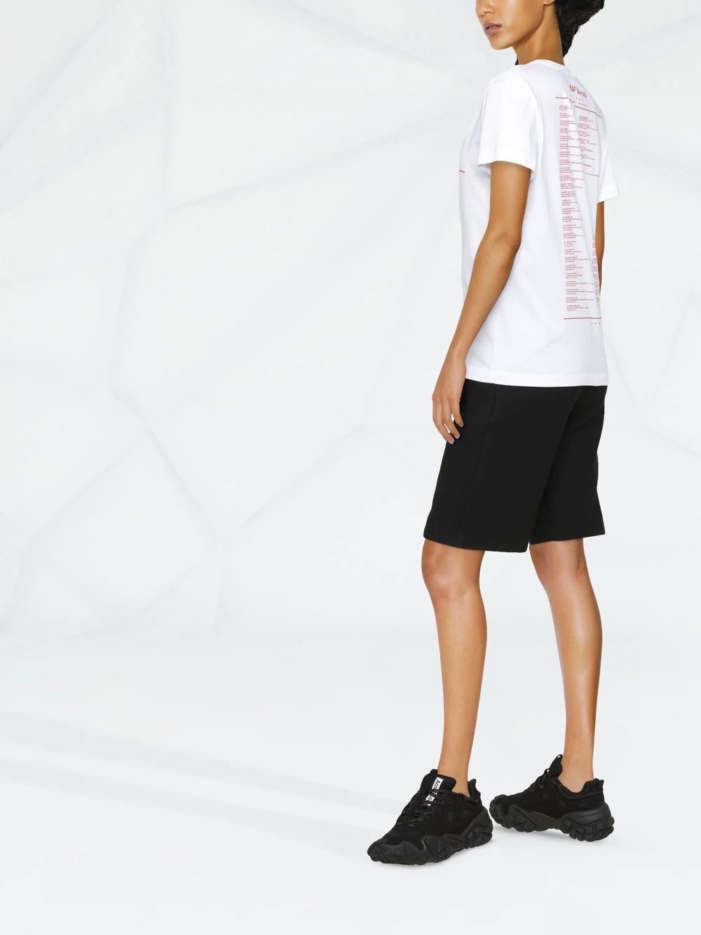 Tour-print short-sleeve T-shirt - 3