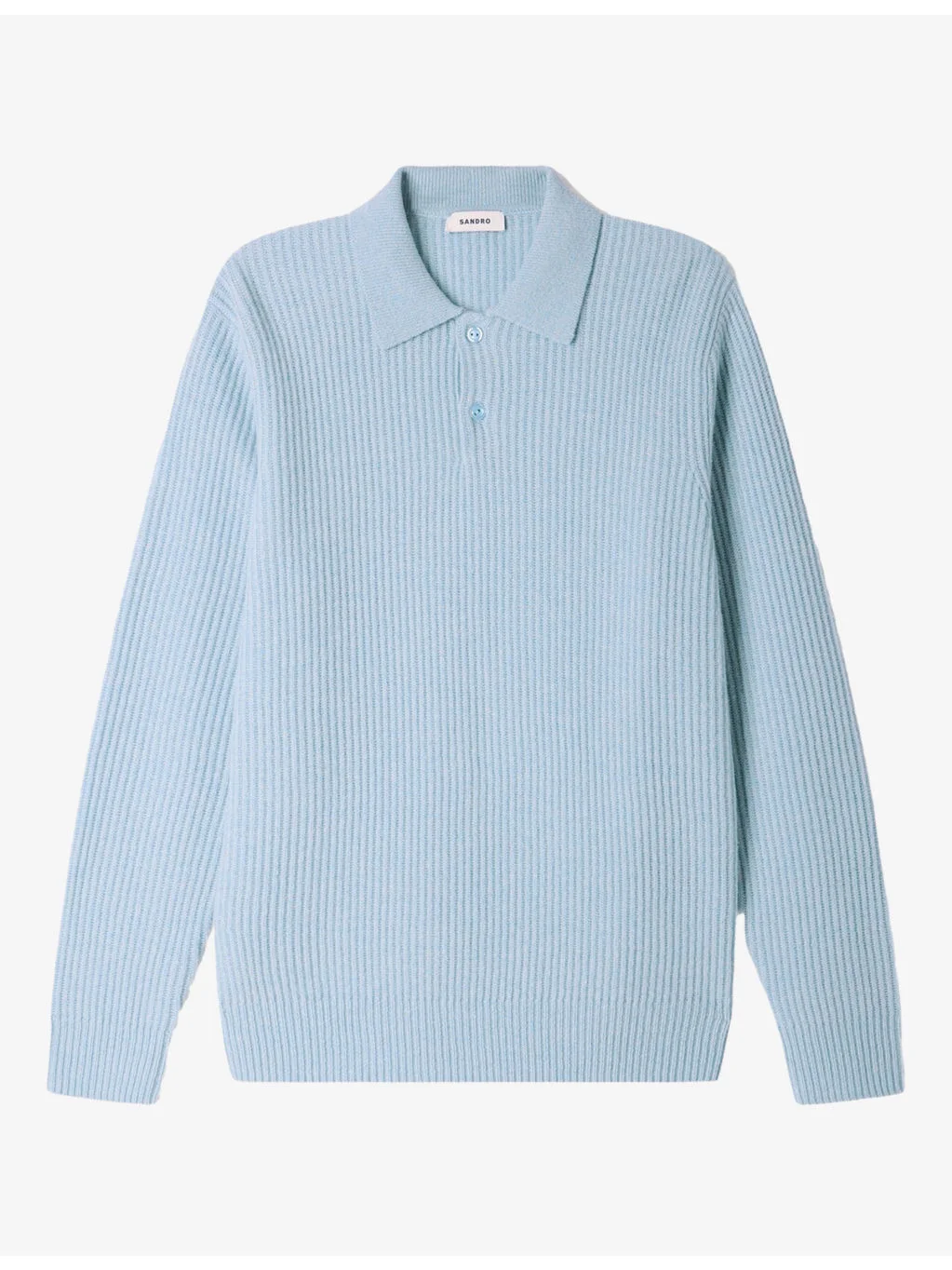 Ribbed Long-Sleeve Wool Jumper - 1