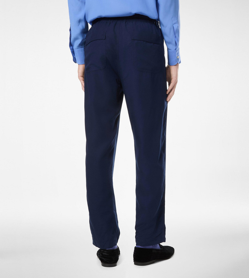 LYOCELL LIGHTWEIGHT PLEATED LOUNGE PANT 5