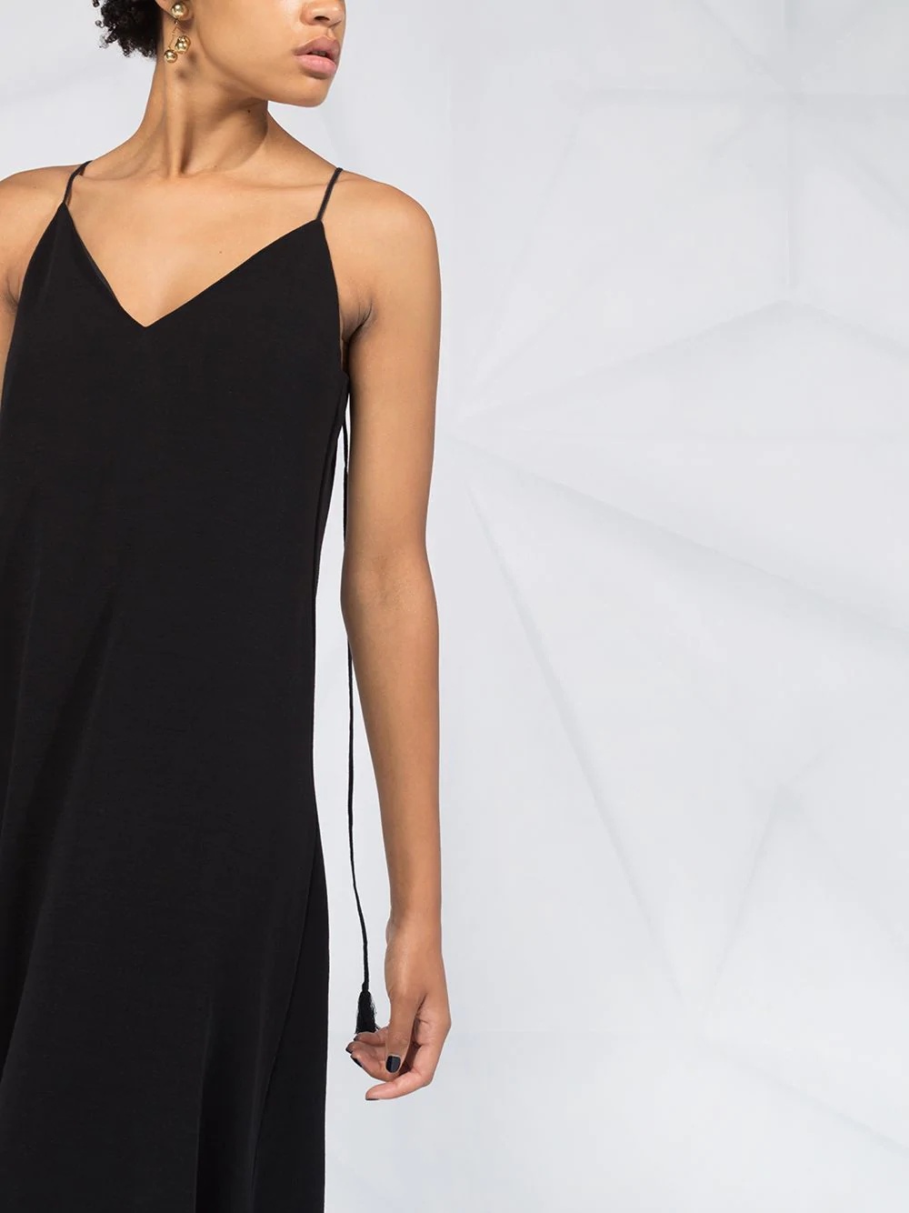 mid-length knit slip dress - 5