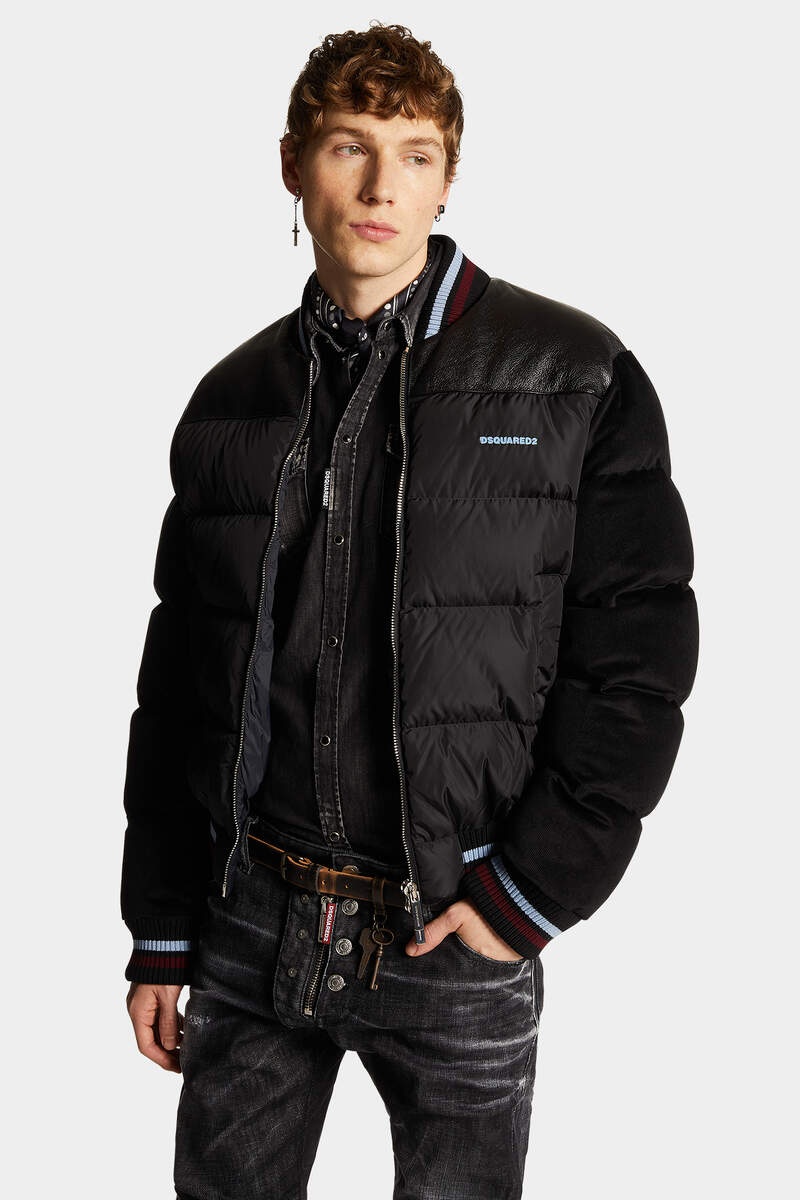 MIXED PUFFER BOMBER - 3