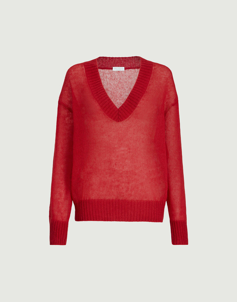 Virgin wool and mohair sweater 1