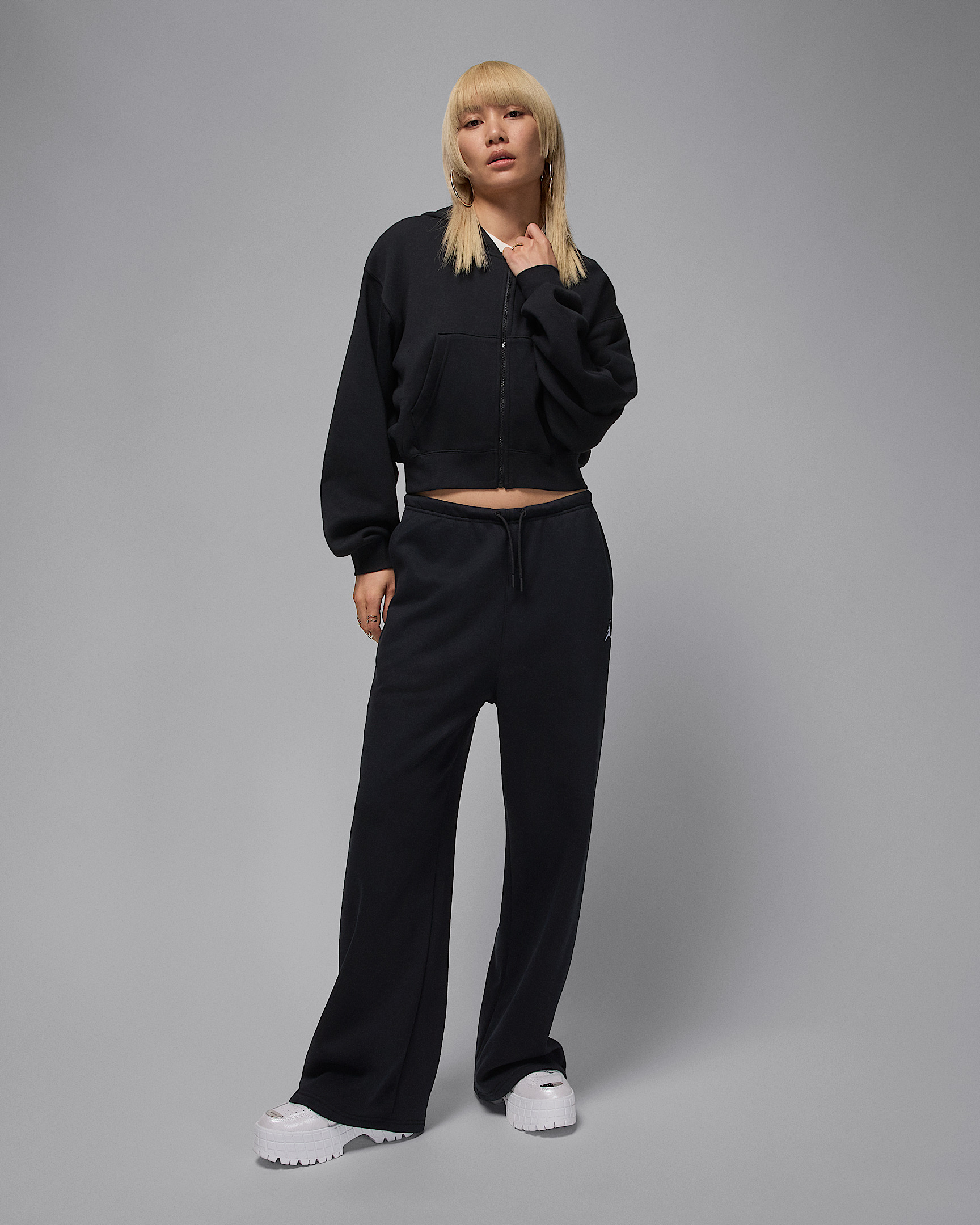 Jordan Brooklyn Fleece Women's Cropped Full-Zip Hoodie - 7