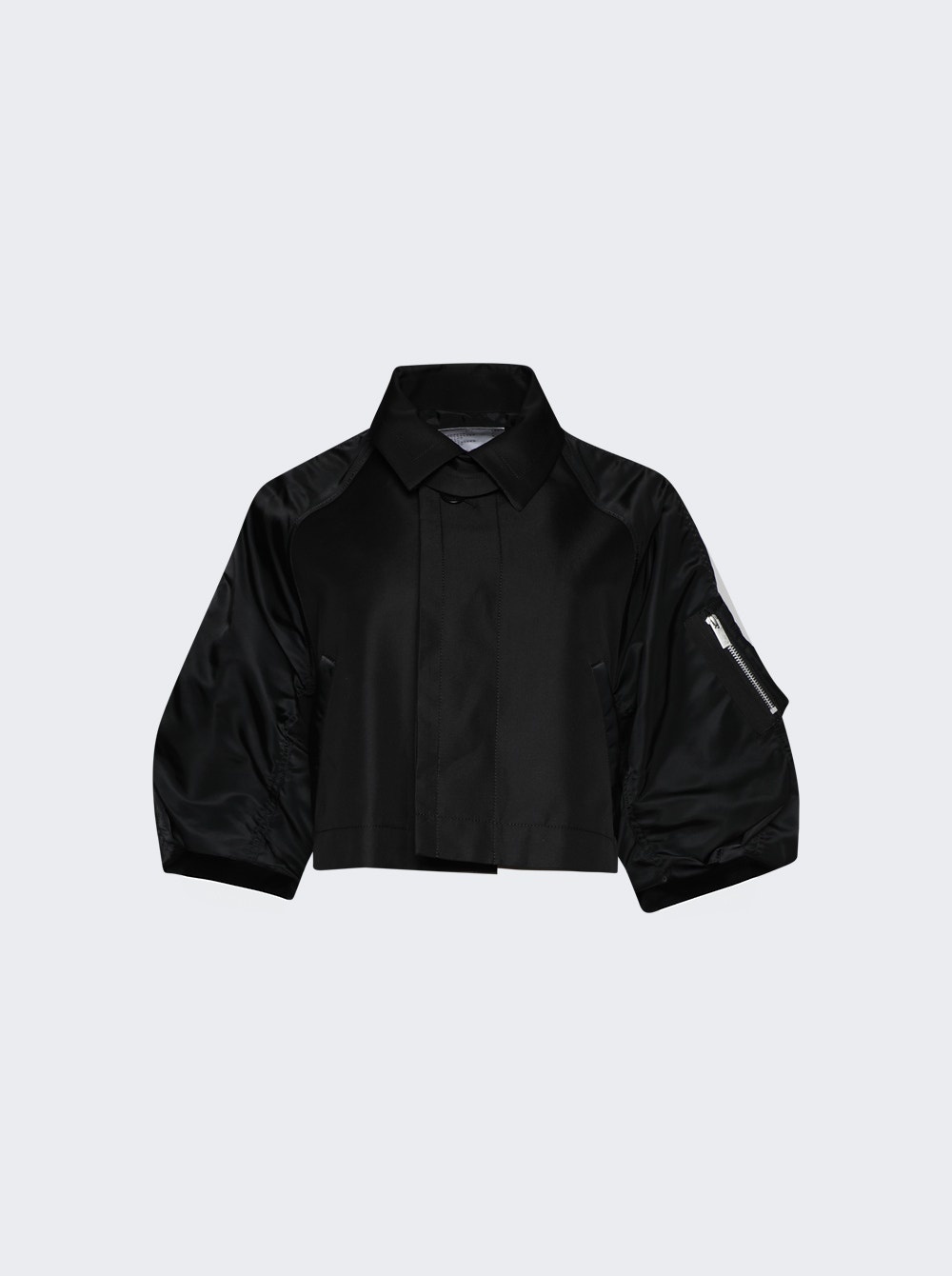 Garbardine Twill Jacket Black - 1