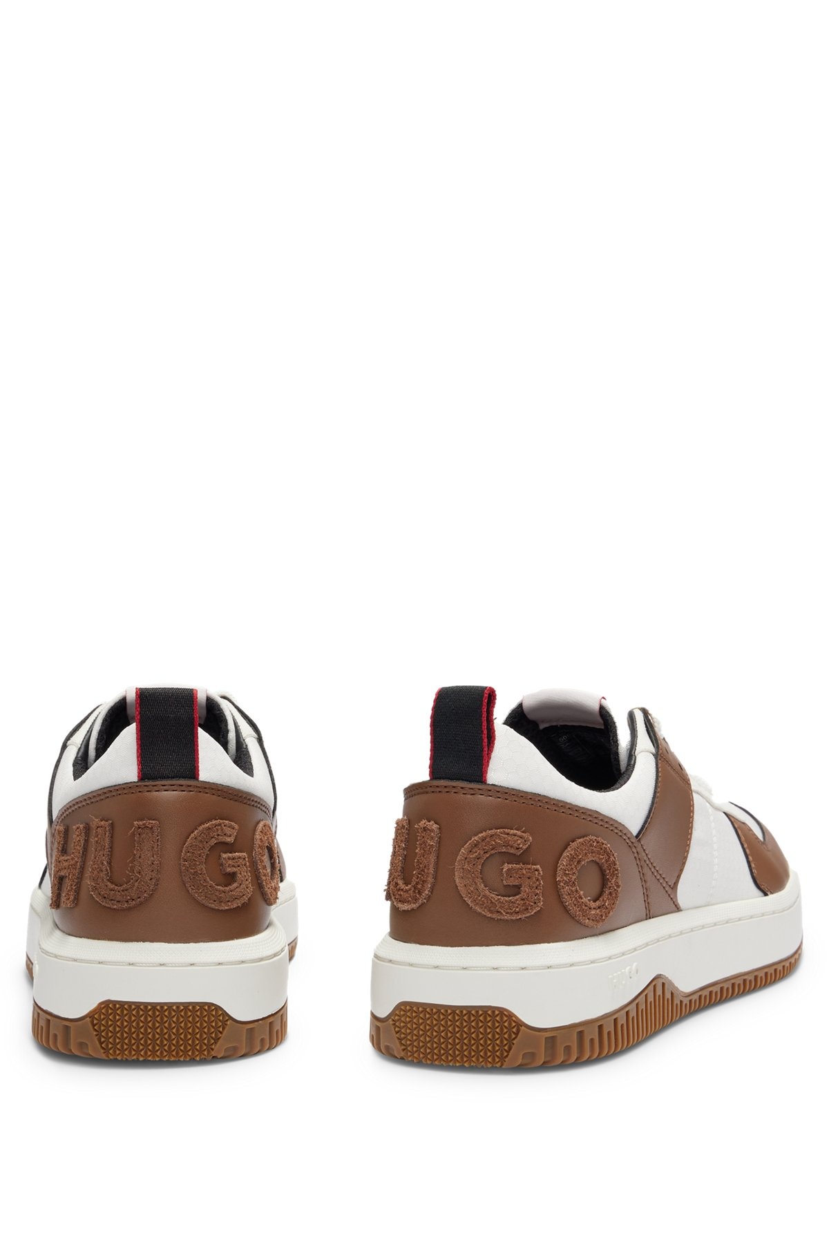 BASKETBALL-INSPIRED SNEAKERS WITH LARGE LOGO - 5
