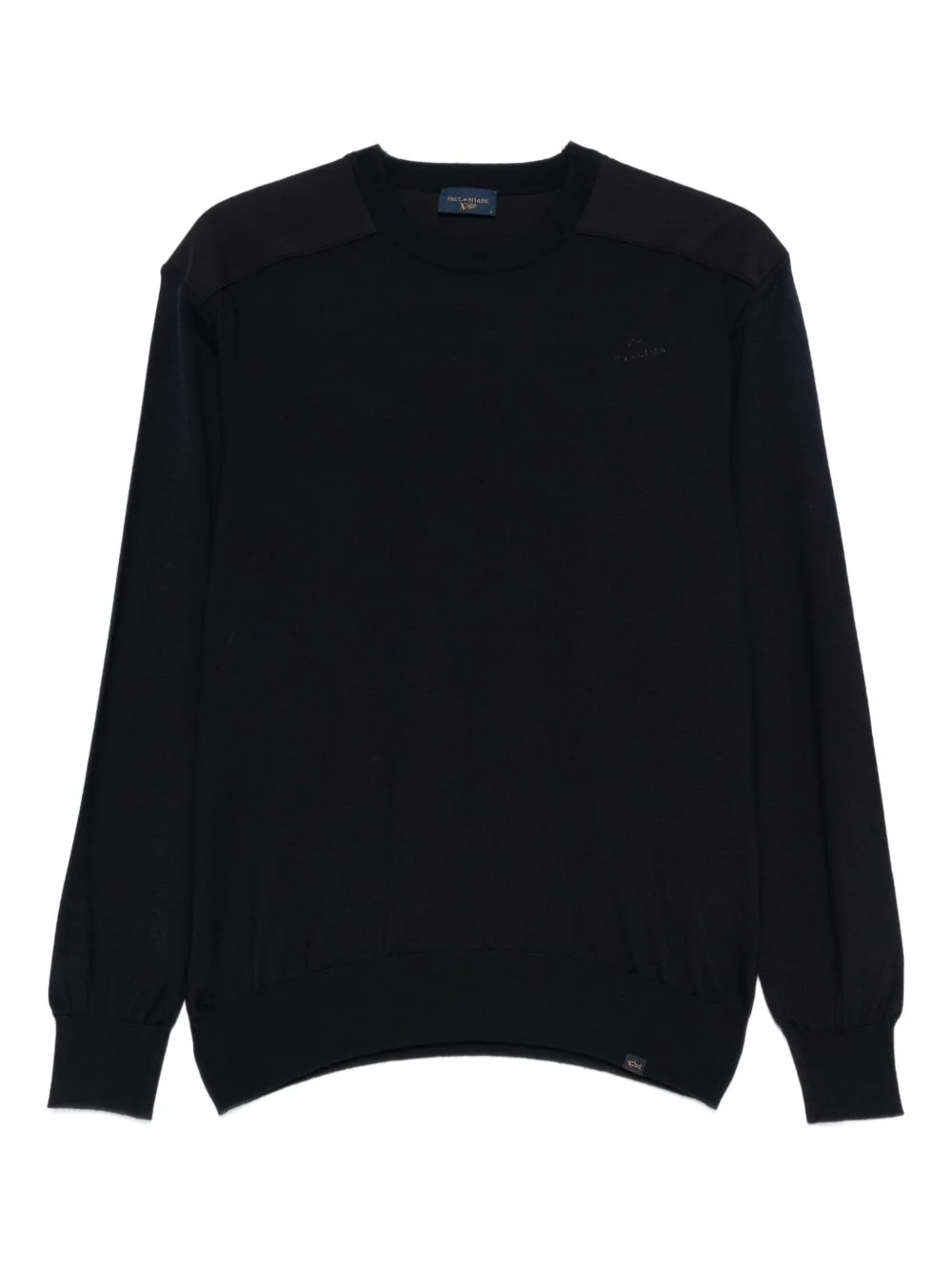 shoulder-panelled sweater - 1