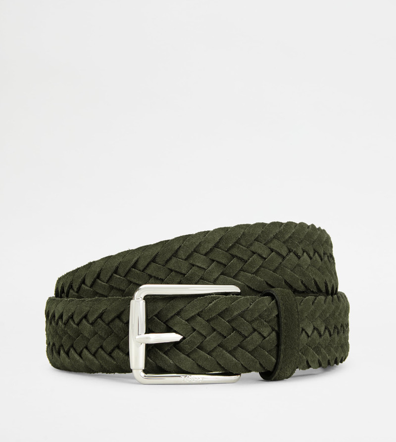 BELT IN SUEDE - GREEN 1