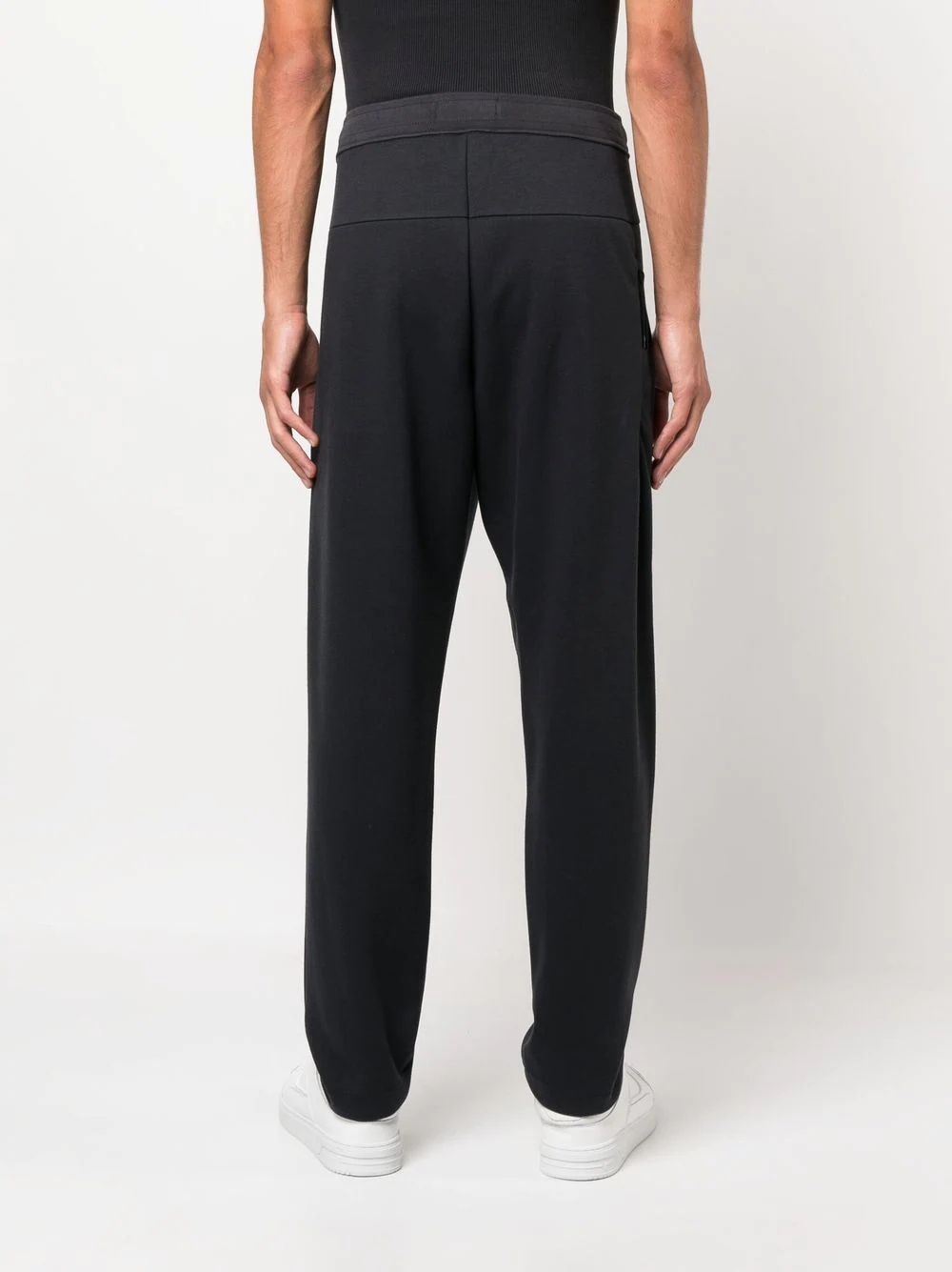 Compass-embroidered track pants - 4