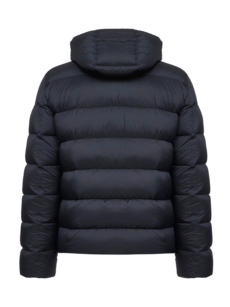 Herno Blue Ecoage hooded down jacket outlook