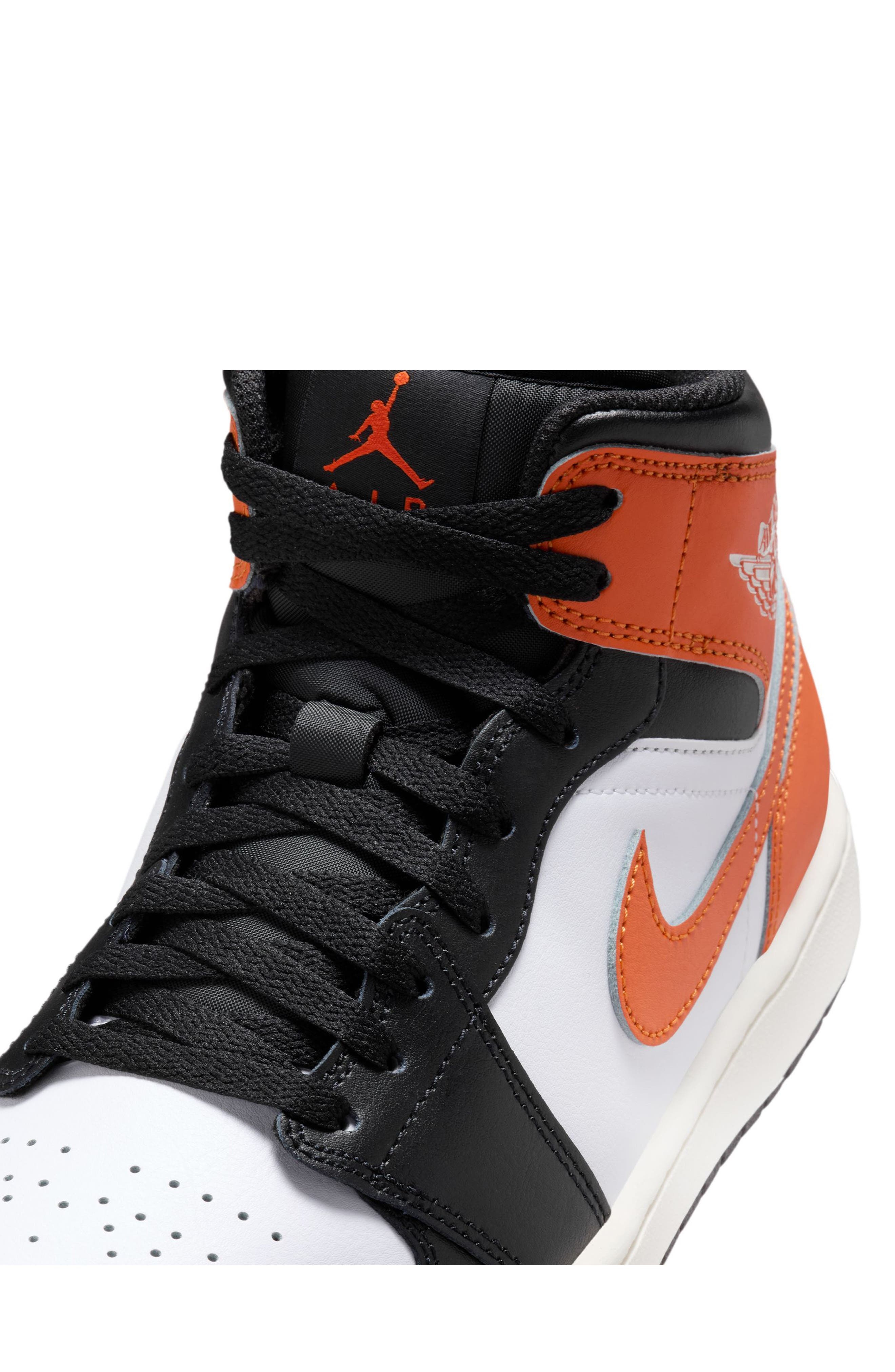 Air Jordan 1 Mid Sneaker in 801 Strfsh/black at Nordstrom - 7