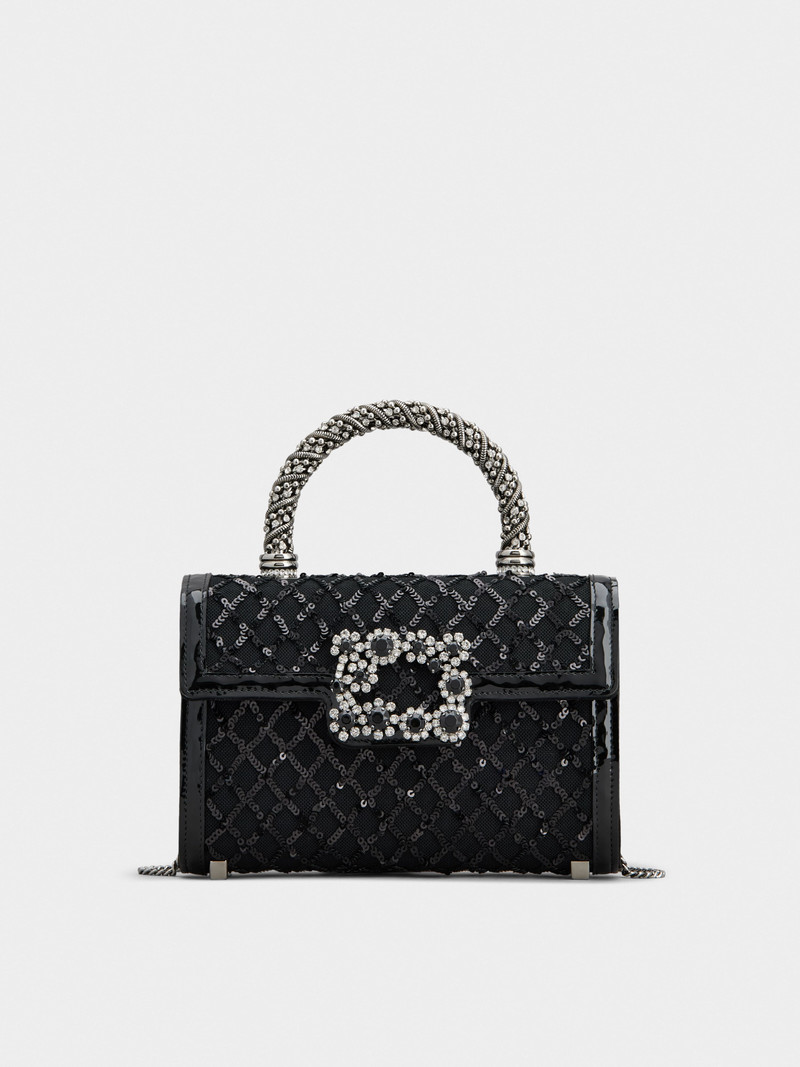 Jewel Efflorescence Mini Bag with sequins 1