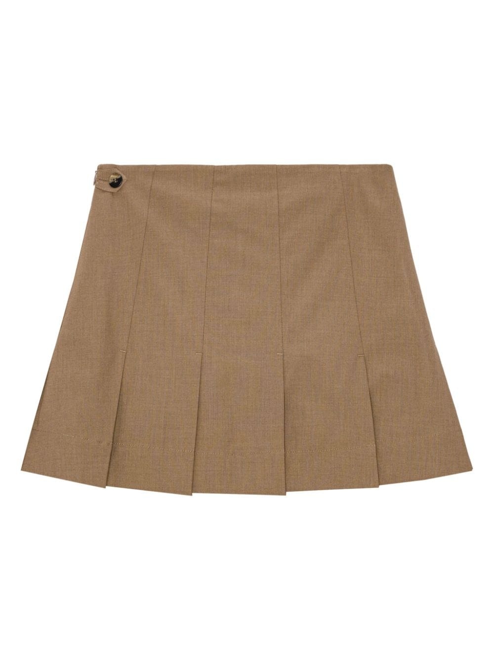 Drapey Melange Mini Skirt - 2