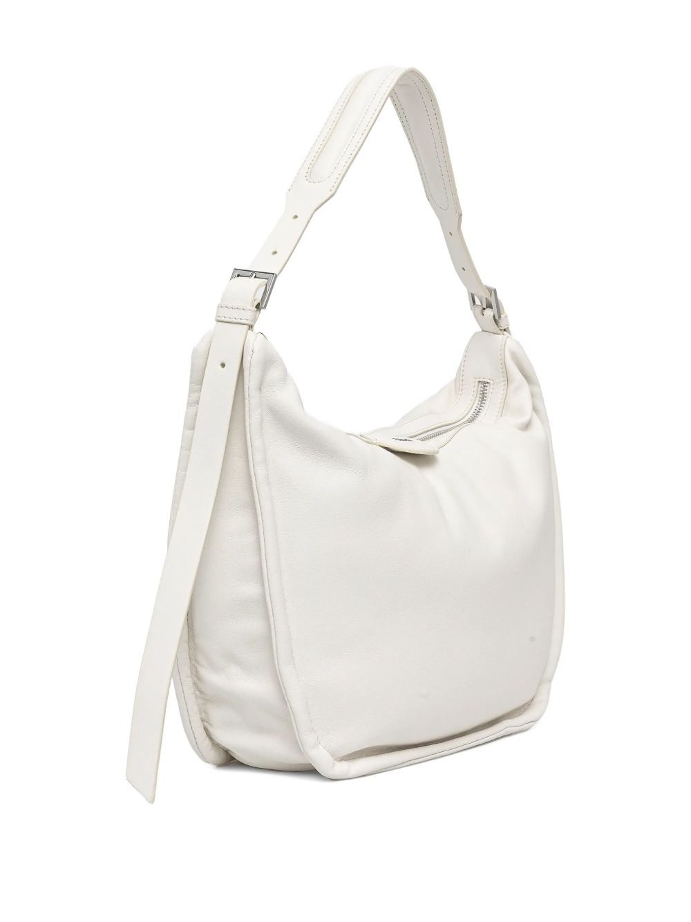 zip-fastening curved shoulder bag - 2