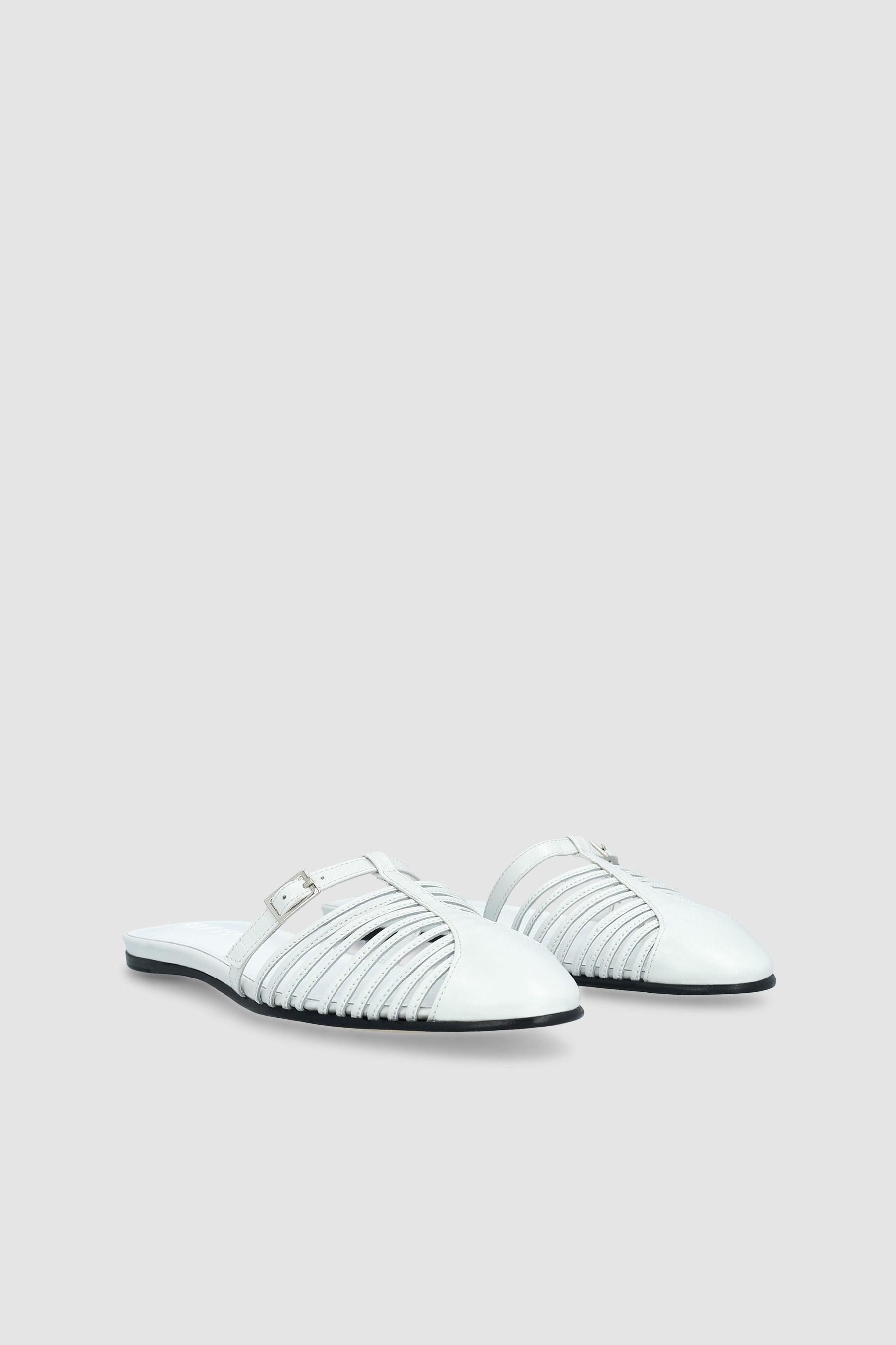 Osip Burrata Creased Calf Leather Mule - 2