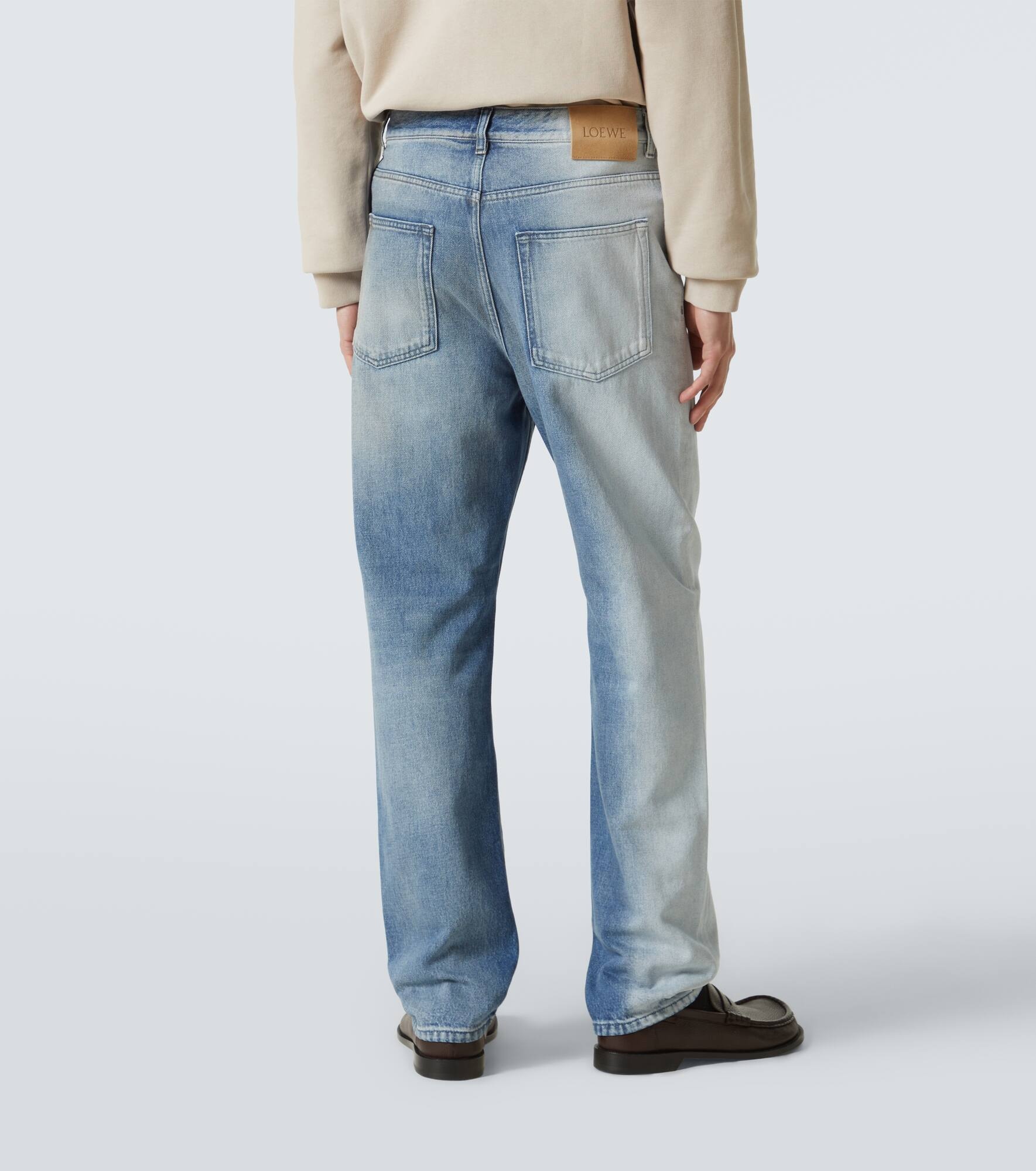 Faded straight jeans - 4
