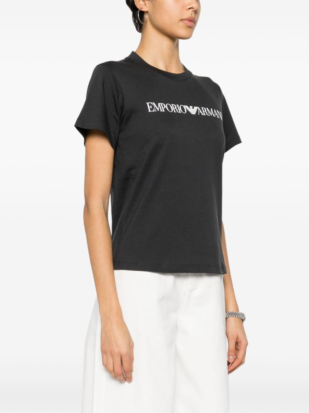 Logo cotton t-shirt - 3