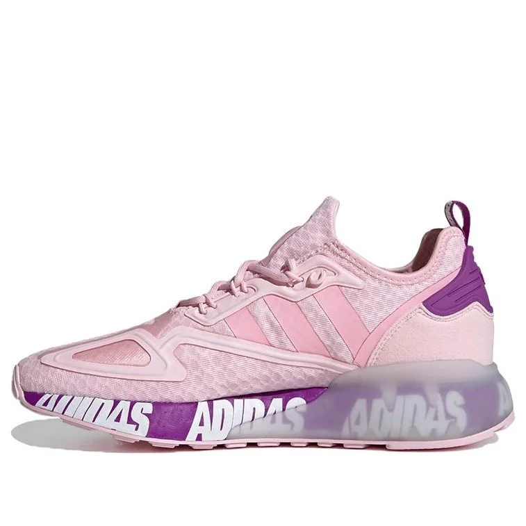 (WMNS) adidas ZX 2K Boost 'Bold Logo Graphic - Pink Ultra Purple' FX7058 - 1