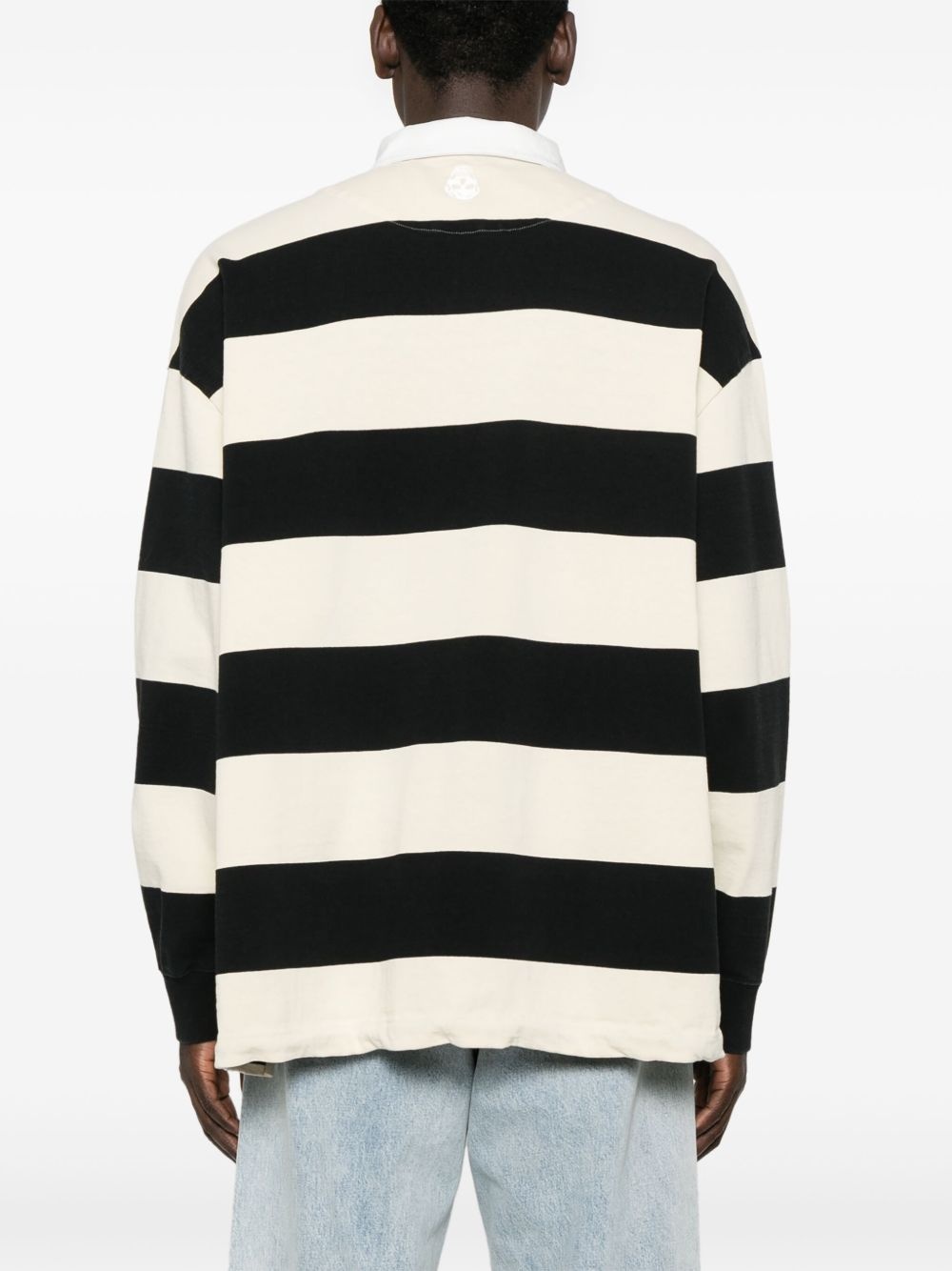 striped polo shirt - 3